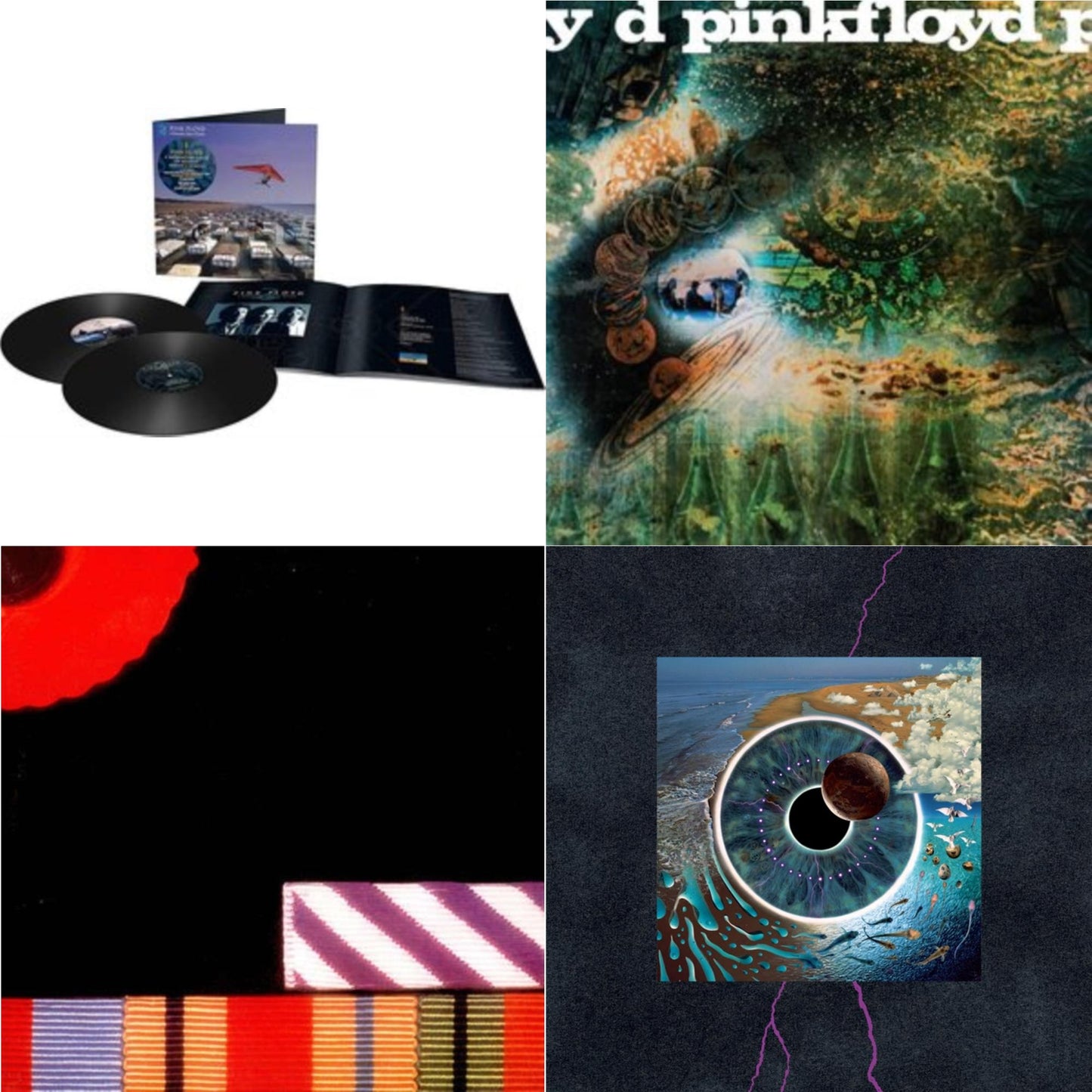 Pink Floyd - Momentary Lapse Of Reason (Remixed & Updated) (2LP) & Saucerful Of Secrets (Mono/180G) & Final Cut (180G/Gatefold) (2016 Version) & Pulse (180G/4LP/52 Pp Book)