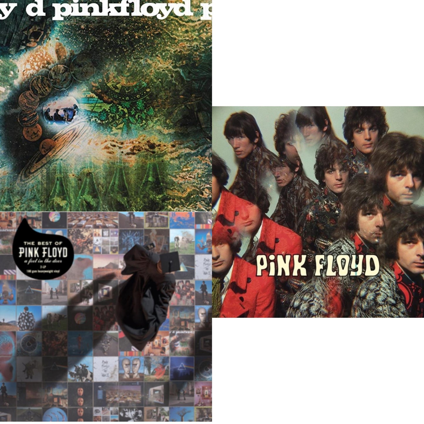 Pink Floyd - Piper At The Gates Of Dawn (Mono Version) & Saucerful Of Secrets (180G) & Best Of Pink Floyd: A Foot In Door (2LP/180G Vinyl)