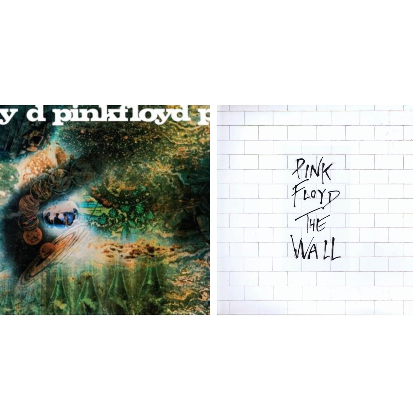 Pink Floyd - Saucerful Of Secrets (Mono/180G) & Wall - LP Vinyl Bundle