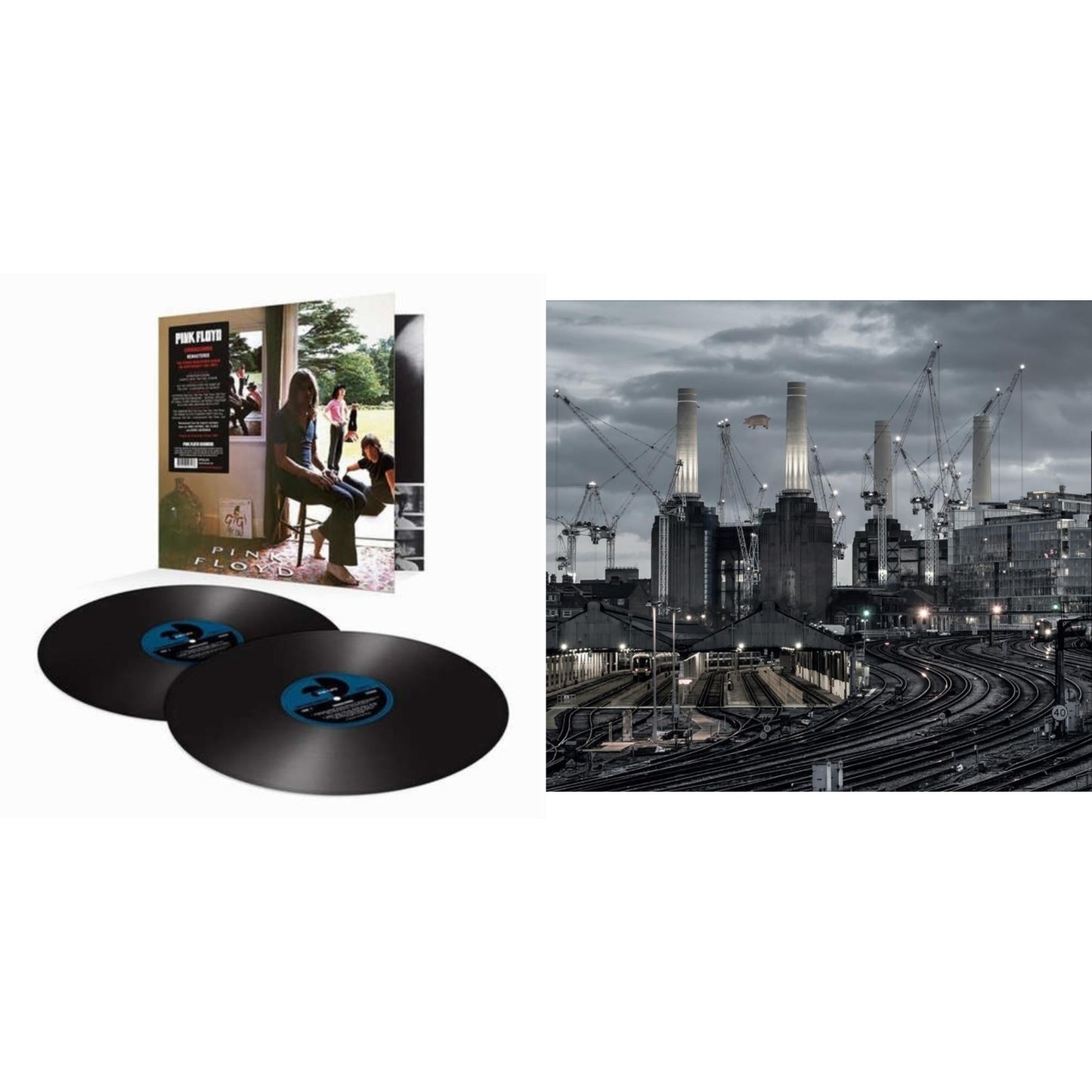 Pink Floyd - Animals (2018 Remix) (180G/LP/CD/Blu-Ray/DVD) & Ummagumma (2LP/180G/2016 Version/Gatefold)