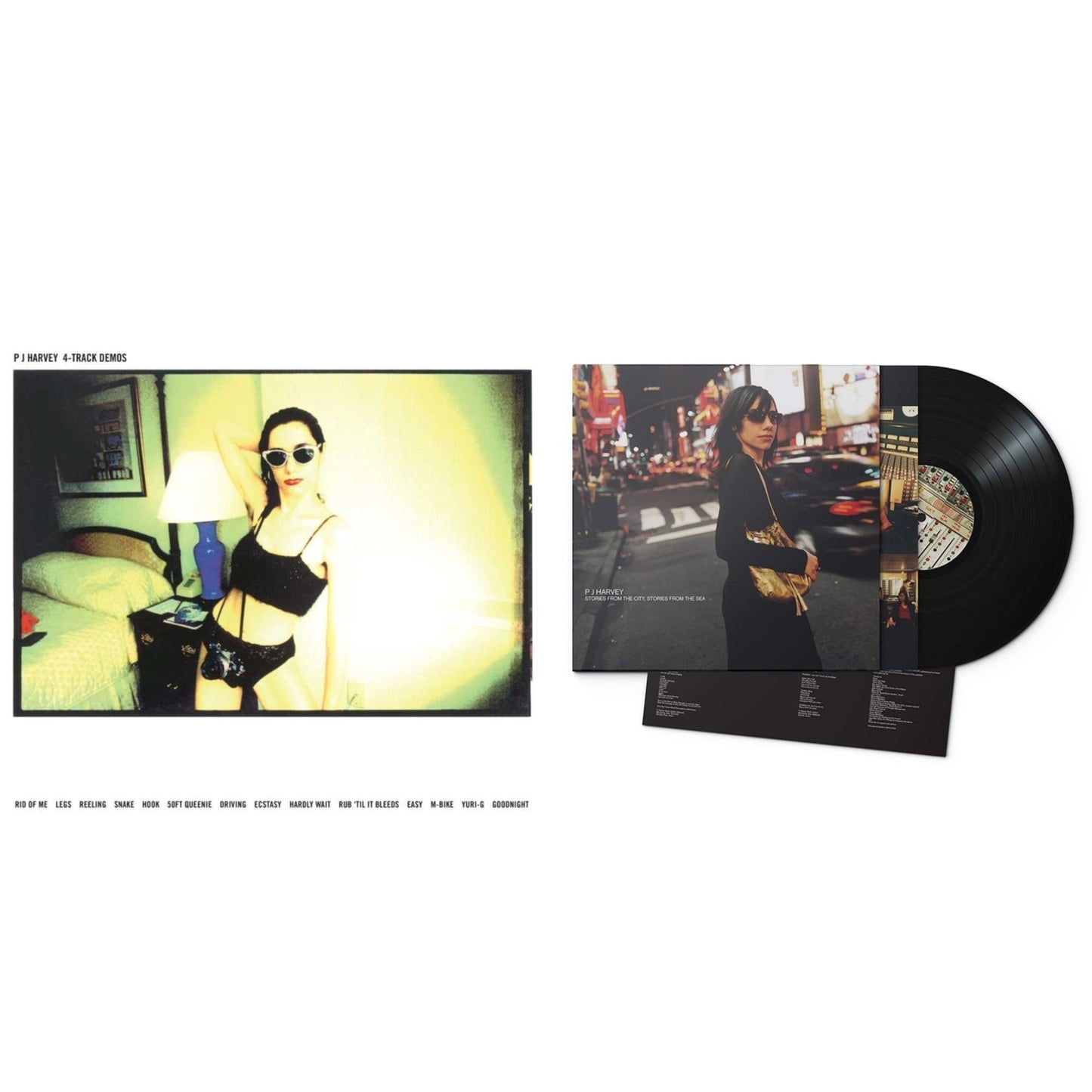 Pj Harvey - 4-Track Demos & Stories From The City, Stories From The Sea - LP Vinyl Bundle