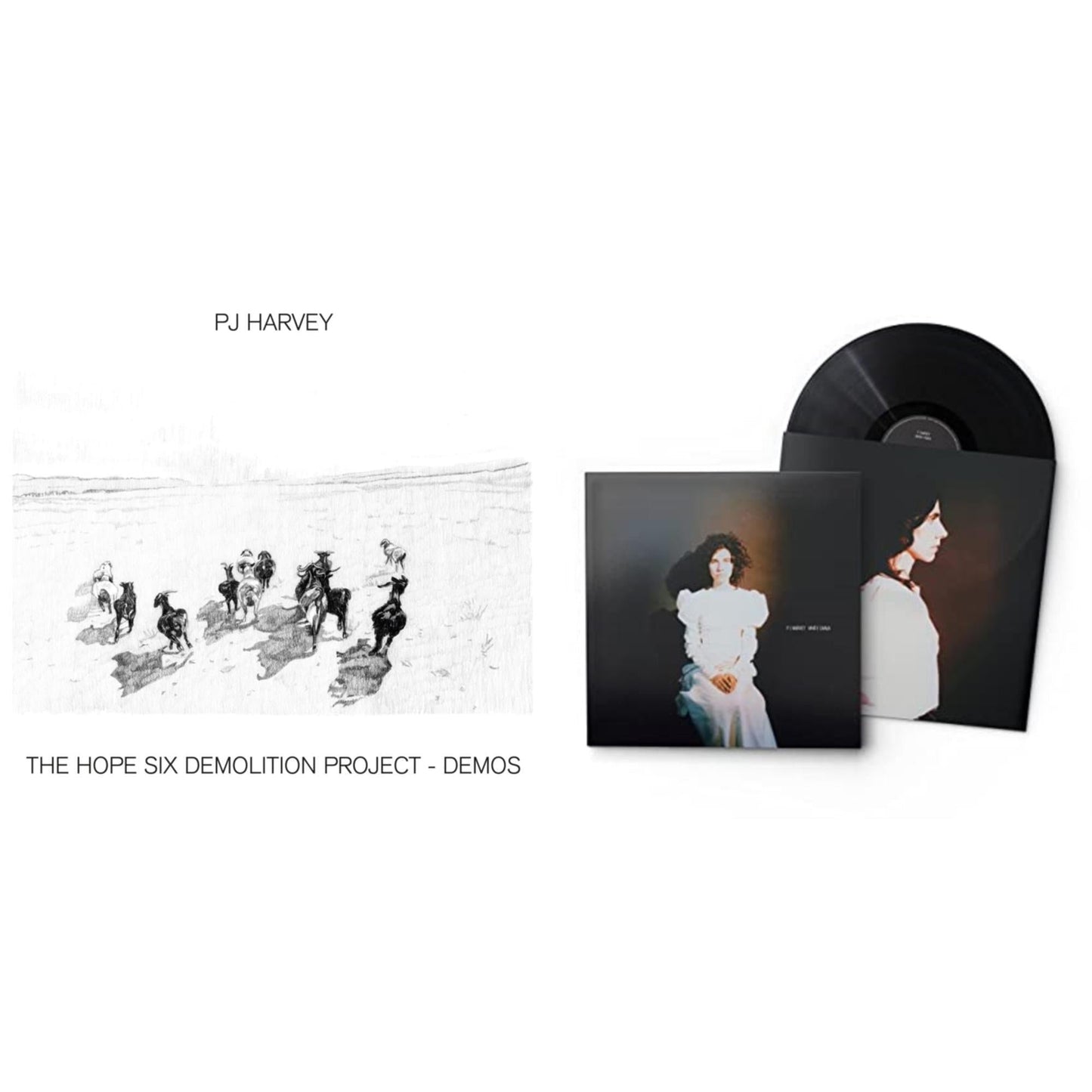 Pj Harvey - White Chalk & Hope Six Demolition Project - Demos - LP Vinyl Bundle