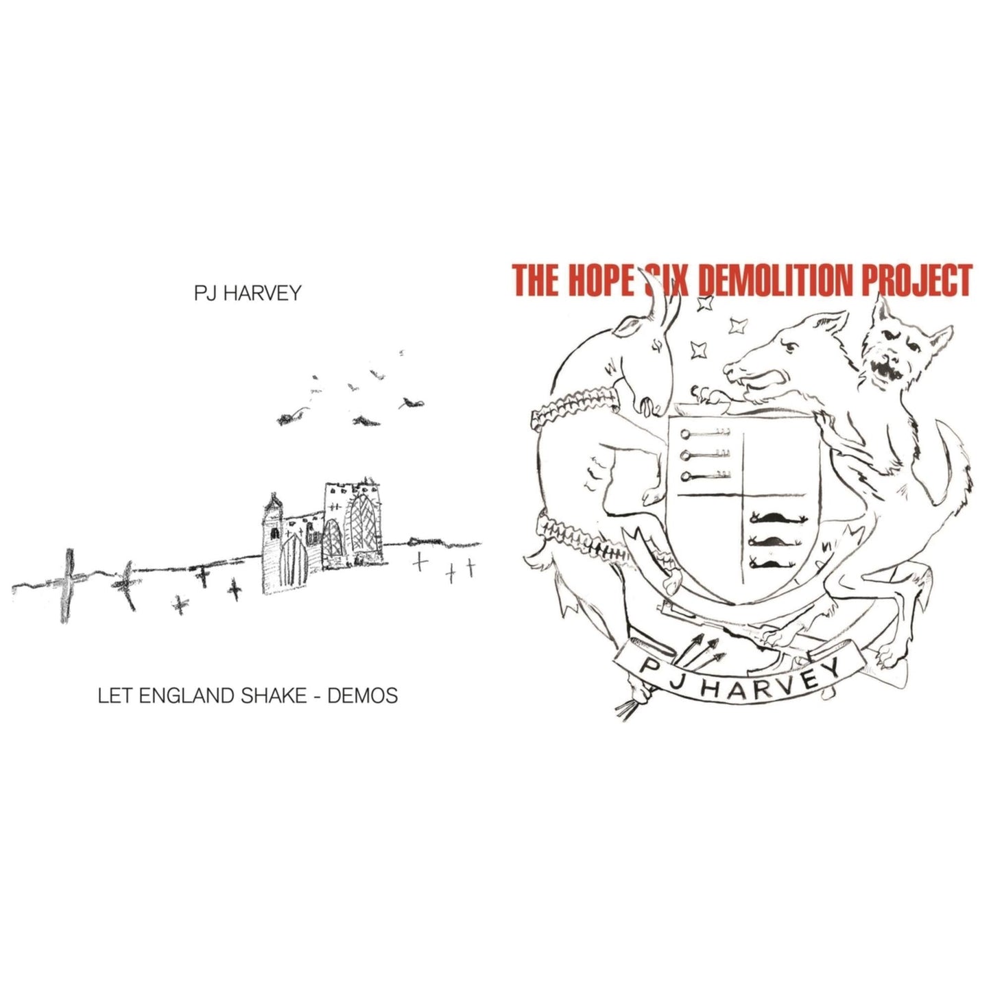 Pj Harvey - Let England Shake - Demos & Hope Six Demolition Project - LP Vinyl Bundle