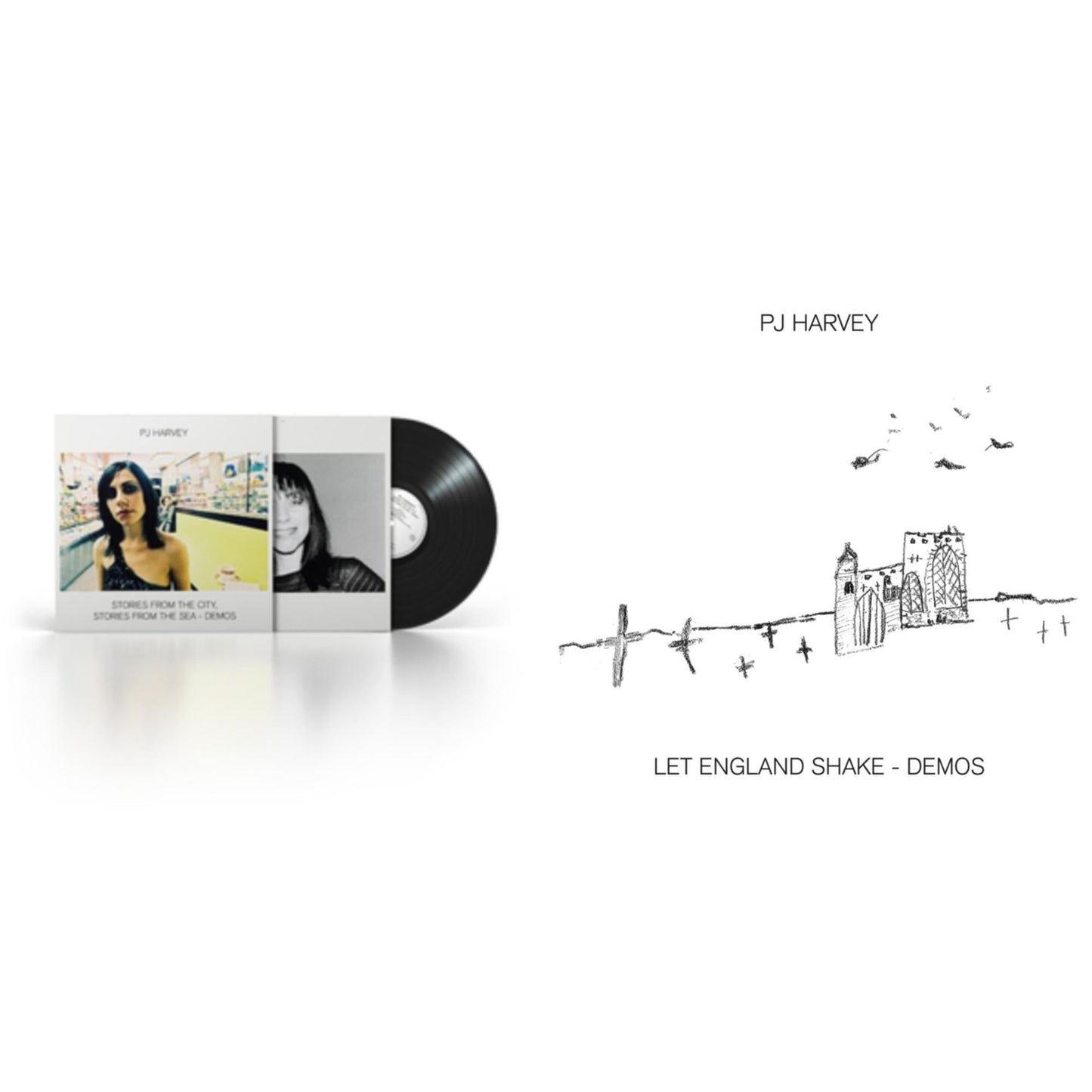 Pj Harvey - Stories From The City, Stories From The Sea - Demos & Let England Shake - Demos - LP Vinyl Bundle