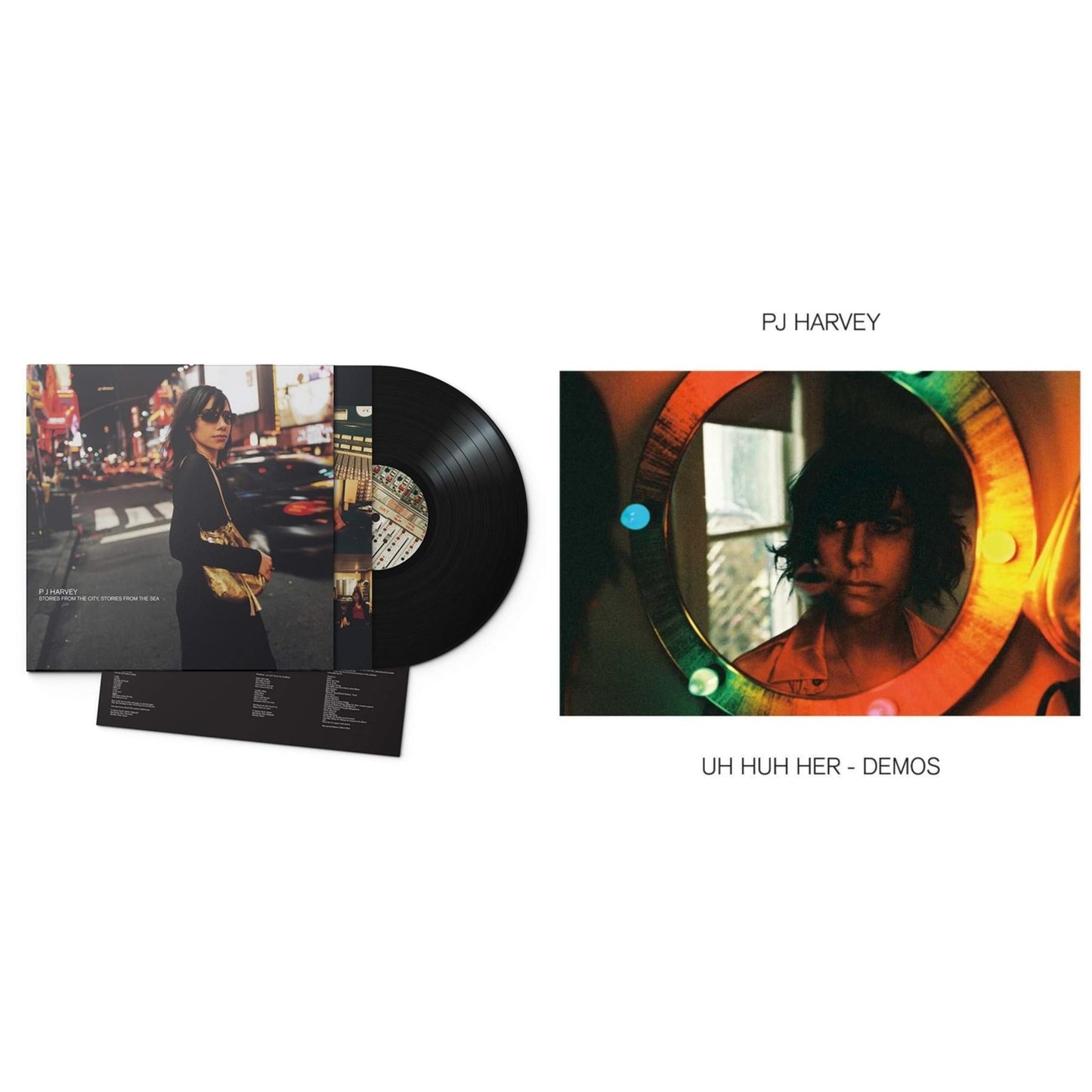 Pj Harvey - Uh Huh Her (Demos) & Stories From The City, Stories From The Sea - LP Vinyl Bundle