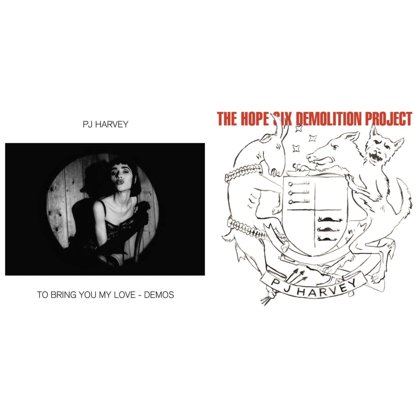 Pj Harvey - Hope Six Demolition Project & To Bring You My Love - Demos - LP Vinyl Bundle