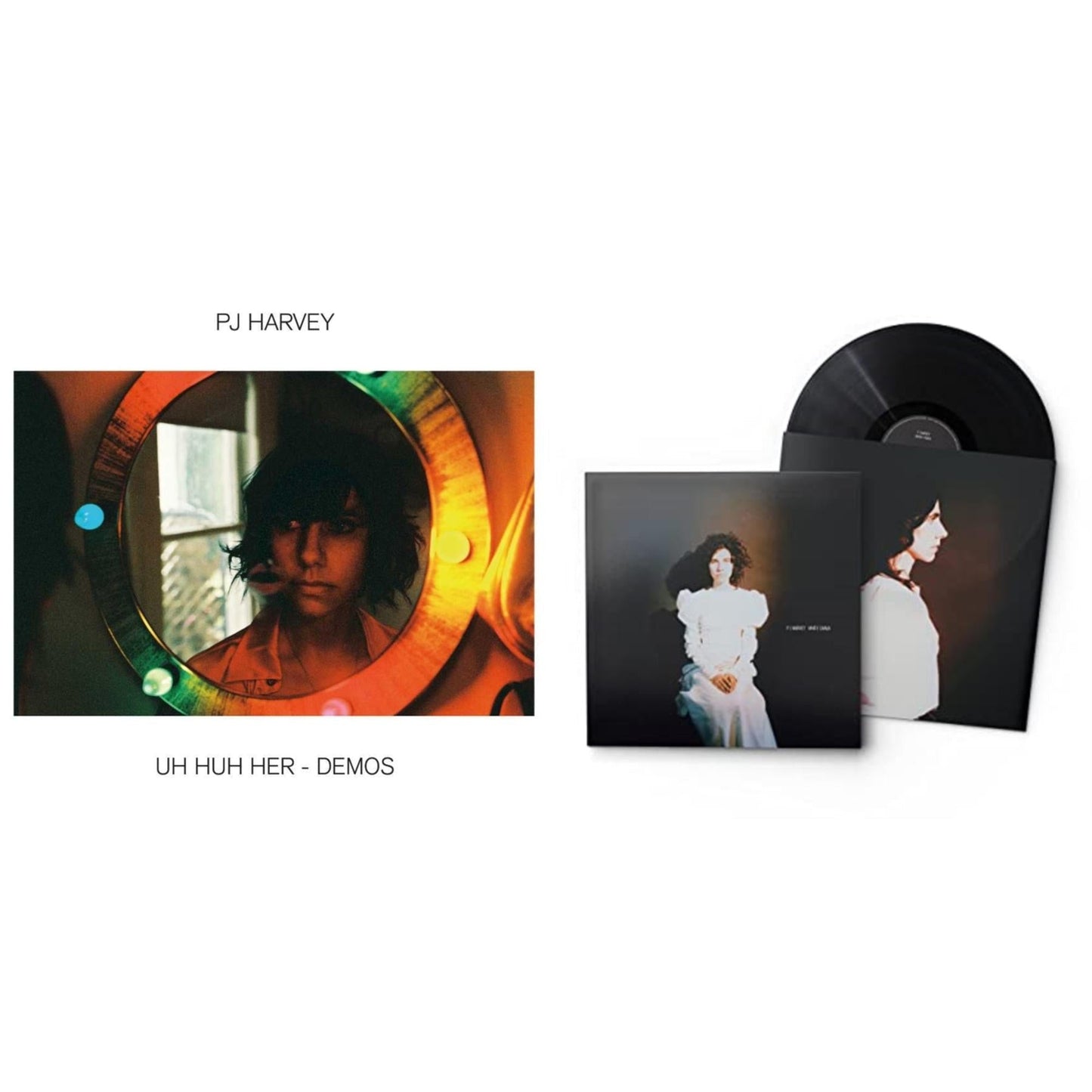 Pj Harvey - Uh Huh Her (Demos) & White Chalk - LP Vinyl Bundle