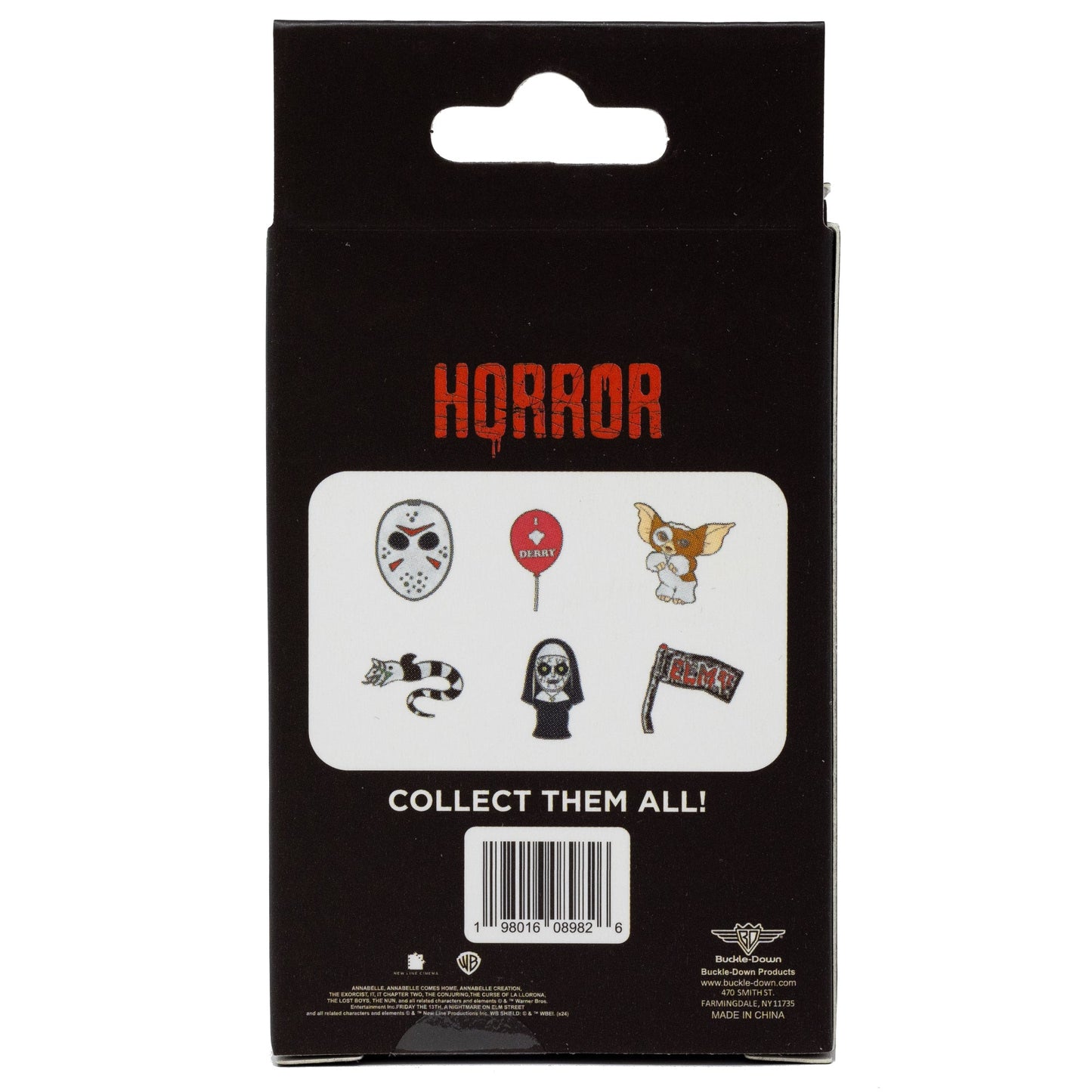 Warner Brothers Horror Movies Collectible Mystery Pin Blind Box