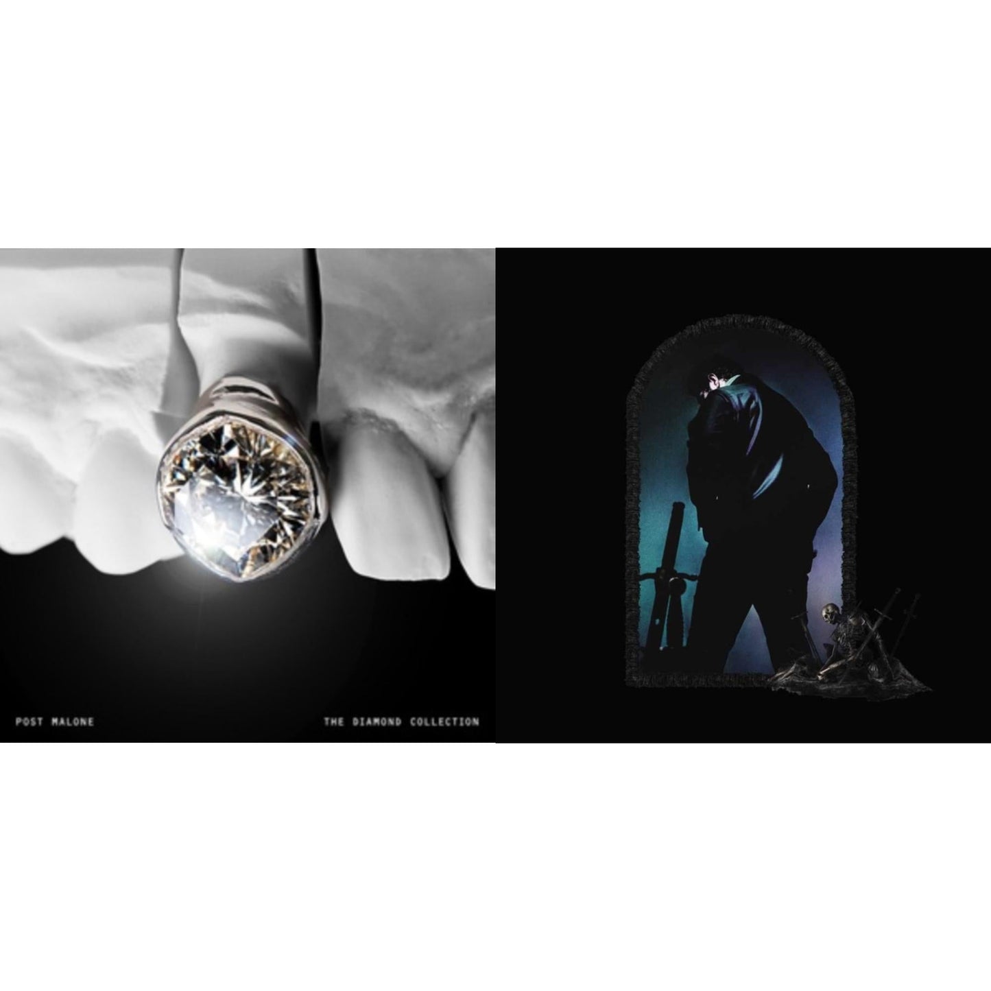 Post Malone - Diamond Collection (Metallic Silver Vinyl/2LP) & Hollywood's Bleeding (2LP/Pink Vinyl)