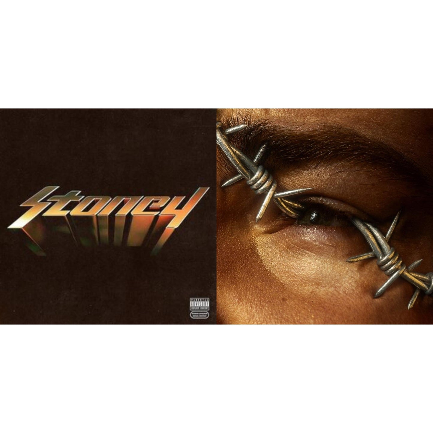 Post Malone - Stoney (Orange LP Vinyl) & Beerbongs & Bentleys (2LP/Clear Vinyl)