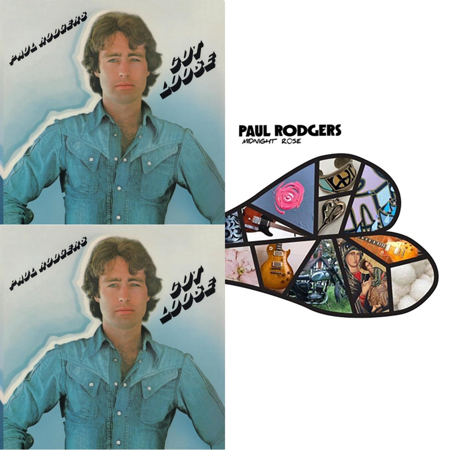Paul Rodgers - Midnight Rose & Cut Loose (180G/Translucent Blue LP Vinyl/Limited Anniversary Edition) & Cut Loose (180G/Artic White LP Vinyl/Limited Anniversary Edition)