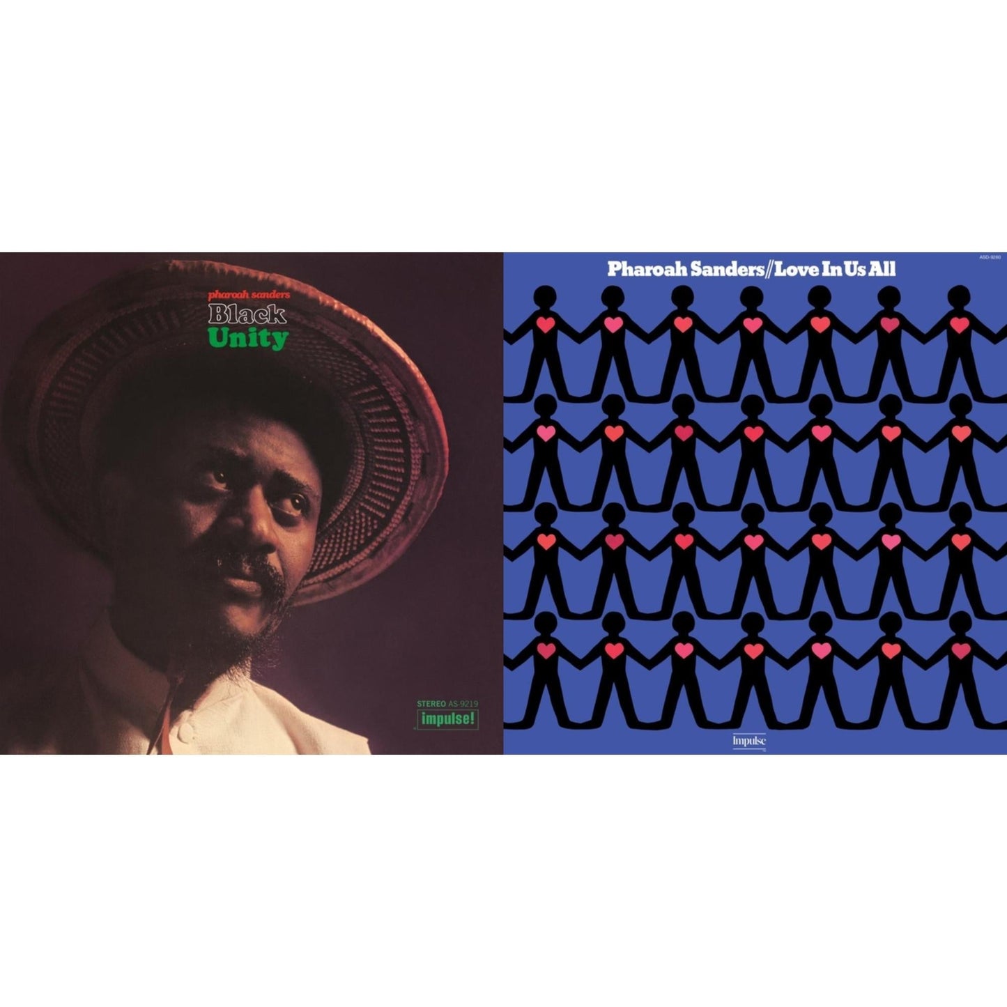 Pharoah Sanders - Black Unity (Verve By Request Series) & Love In Us All (Verve By Request Series) (180G) - LP Vinyl Bundle