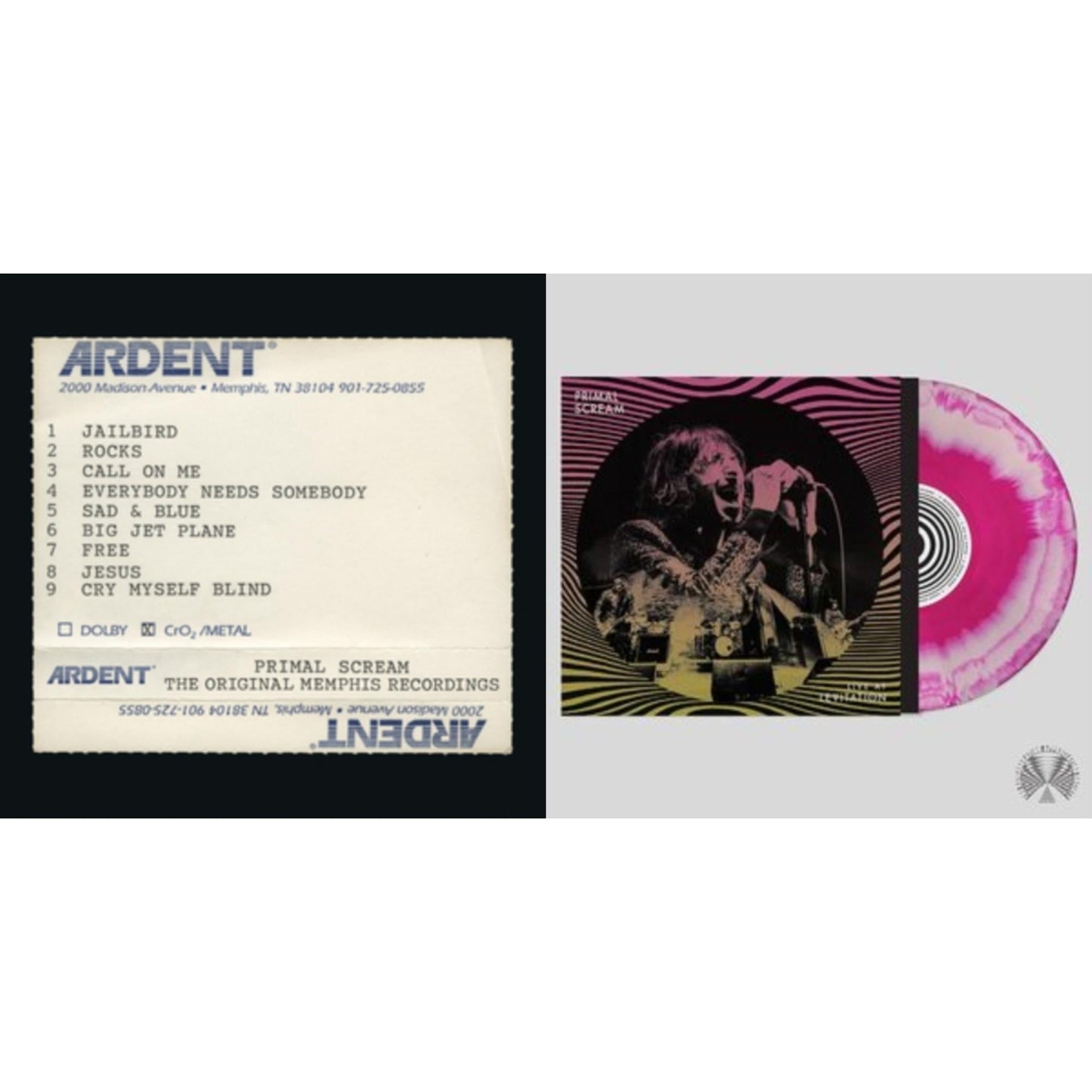 Primal Scream - Give Out But Don’T Give Up & Live At Levitation (Pink LP Vinyl) (Ten Bands One Cause)