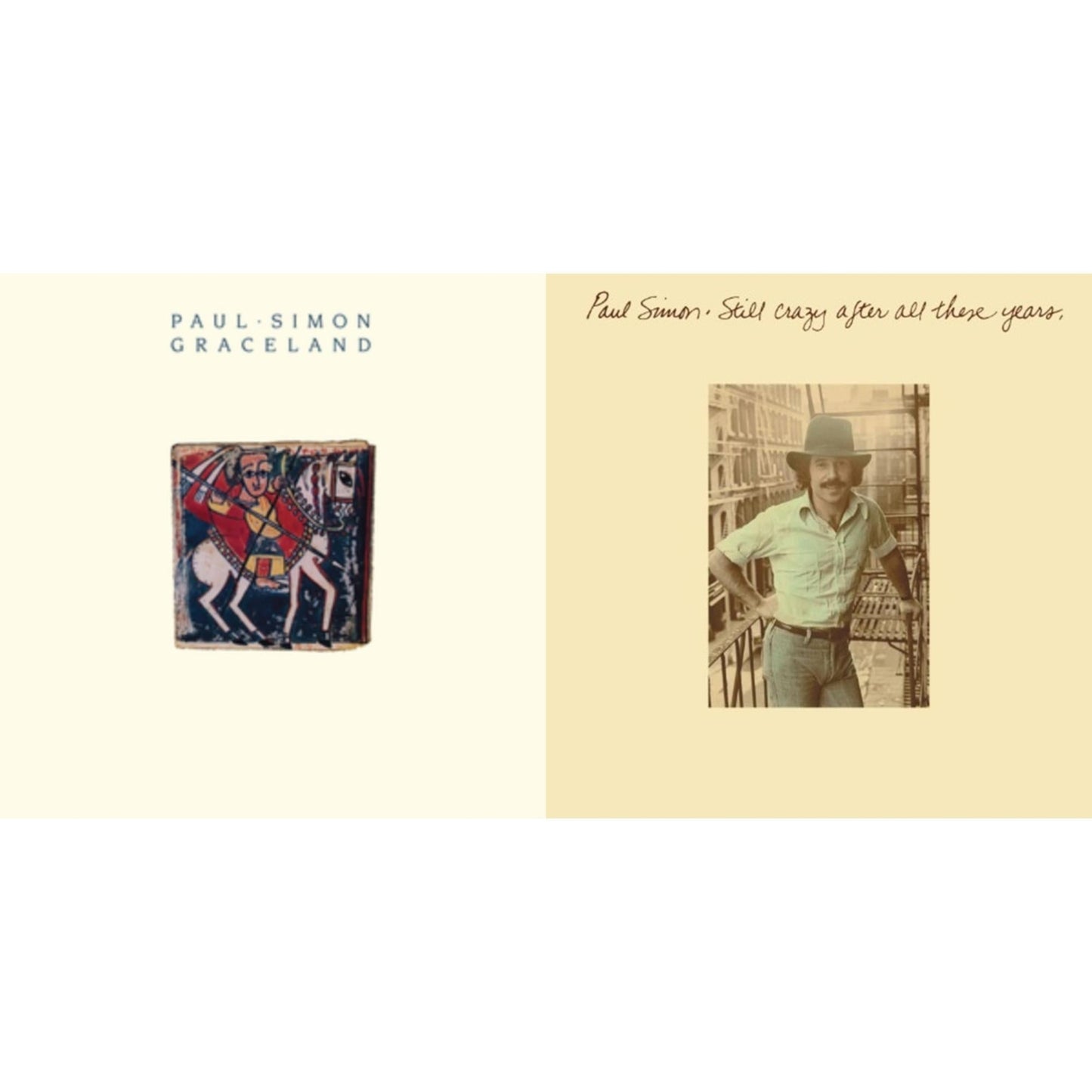 Paul Simon - Graceland (25Th Anniversary Edition) & Still Crazy After All These Years (180G) - LP Vinyl Bundle