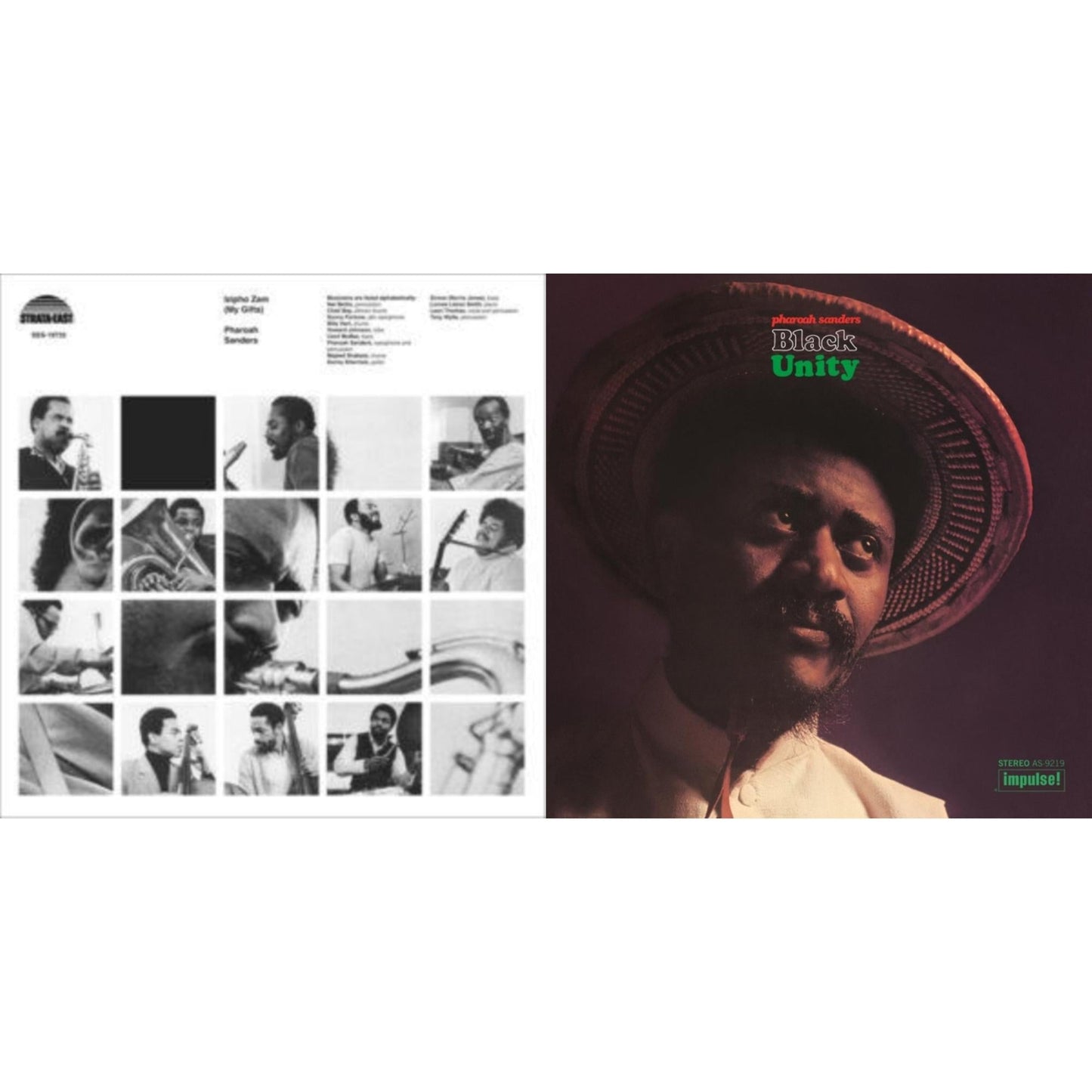 Pharoah Sanders - Izipho Zam (My Gifts) (180G) & Black Unity (Verve By Request Series) - LP Vinyl Bundle
