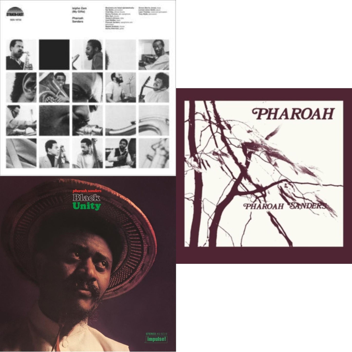 Pharoah Sanders - Izipho Zam (My Gifts) (180G) & Black Unity (Verve By Request Series) & Pharoah (Deluxe Edition) (2LP)
