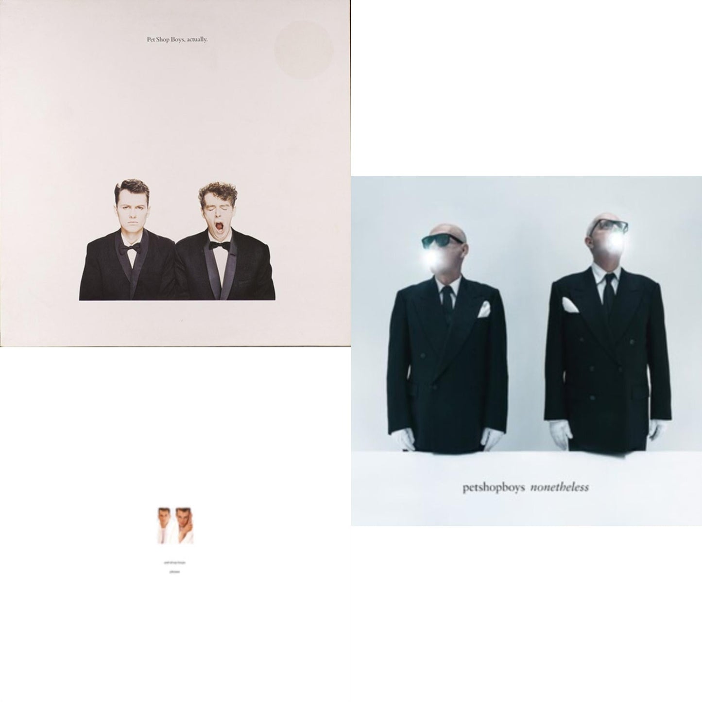Pet Shop Boys - Actually (2018 Remastered Version) & Please (2018 Remastered Version) & Nonetheless - LP Vinyl Bundle