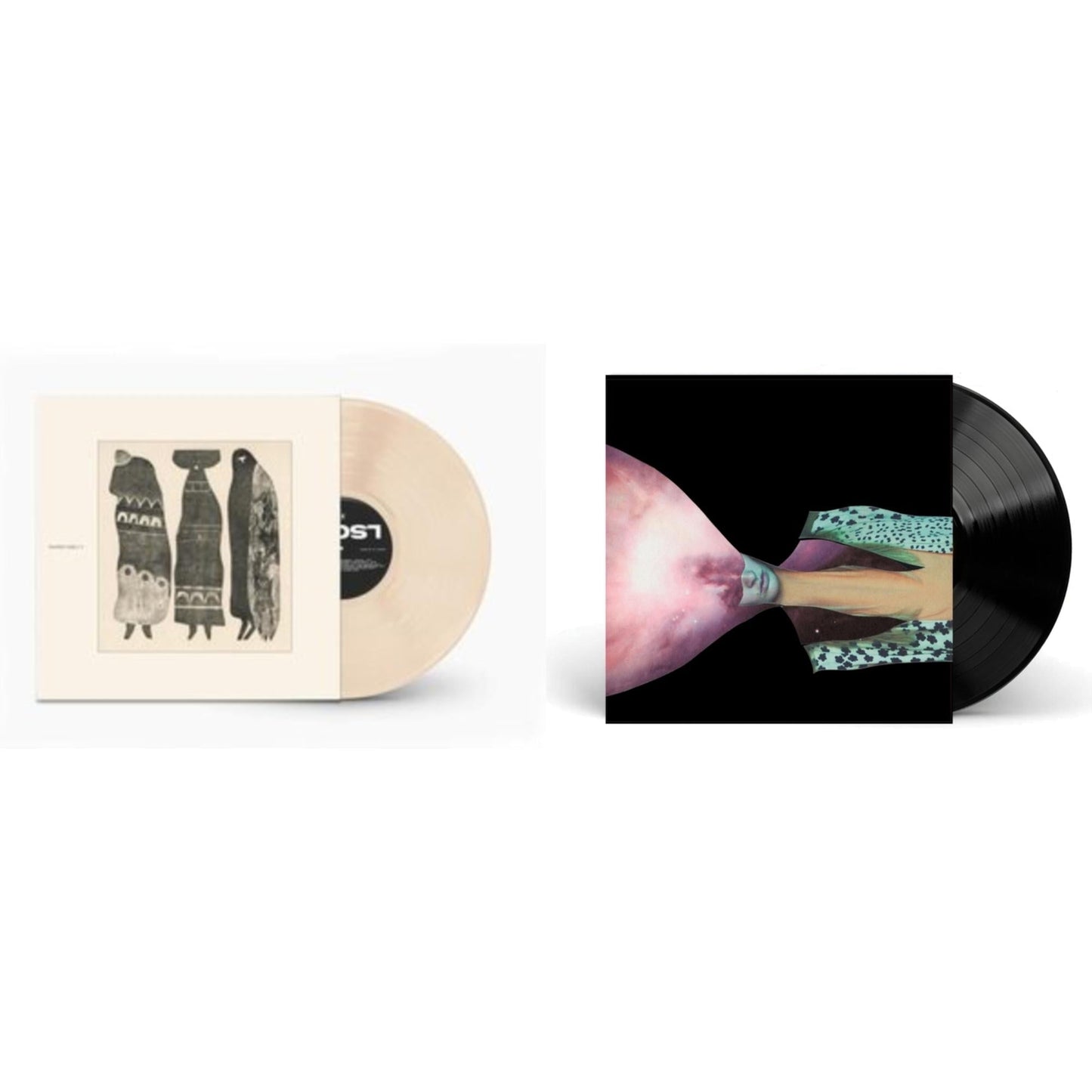 Painted Shield - Painted Shield 2 & Painted Shield 3 (White/Cream LP Vinyl)