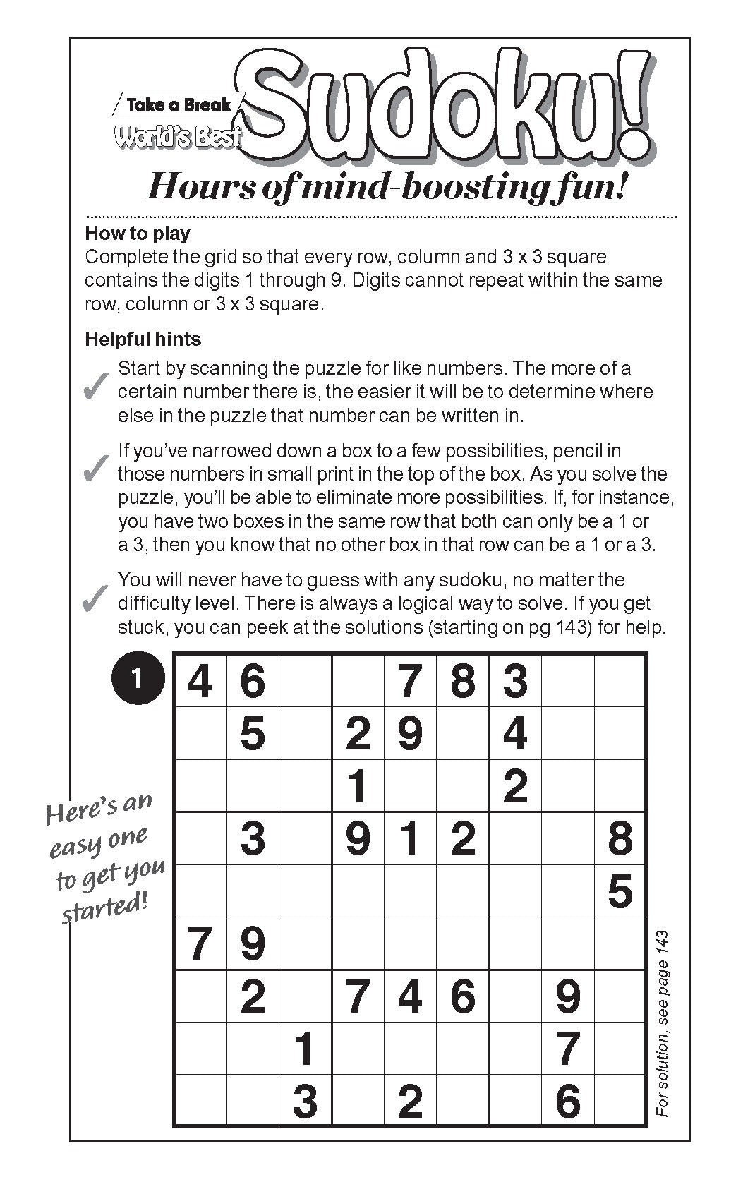 World's Best Puzzles Sudoku - Large Print Vo. 5 / Issue 18: 277 Puzzles, 5 Levels Of Difficulty, Helpful Hints, Enhance Your Skills, Brain Boosting, Relaxing, Unwind, De-Stress, Solve, Unplug & More!