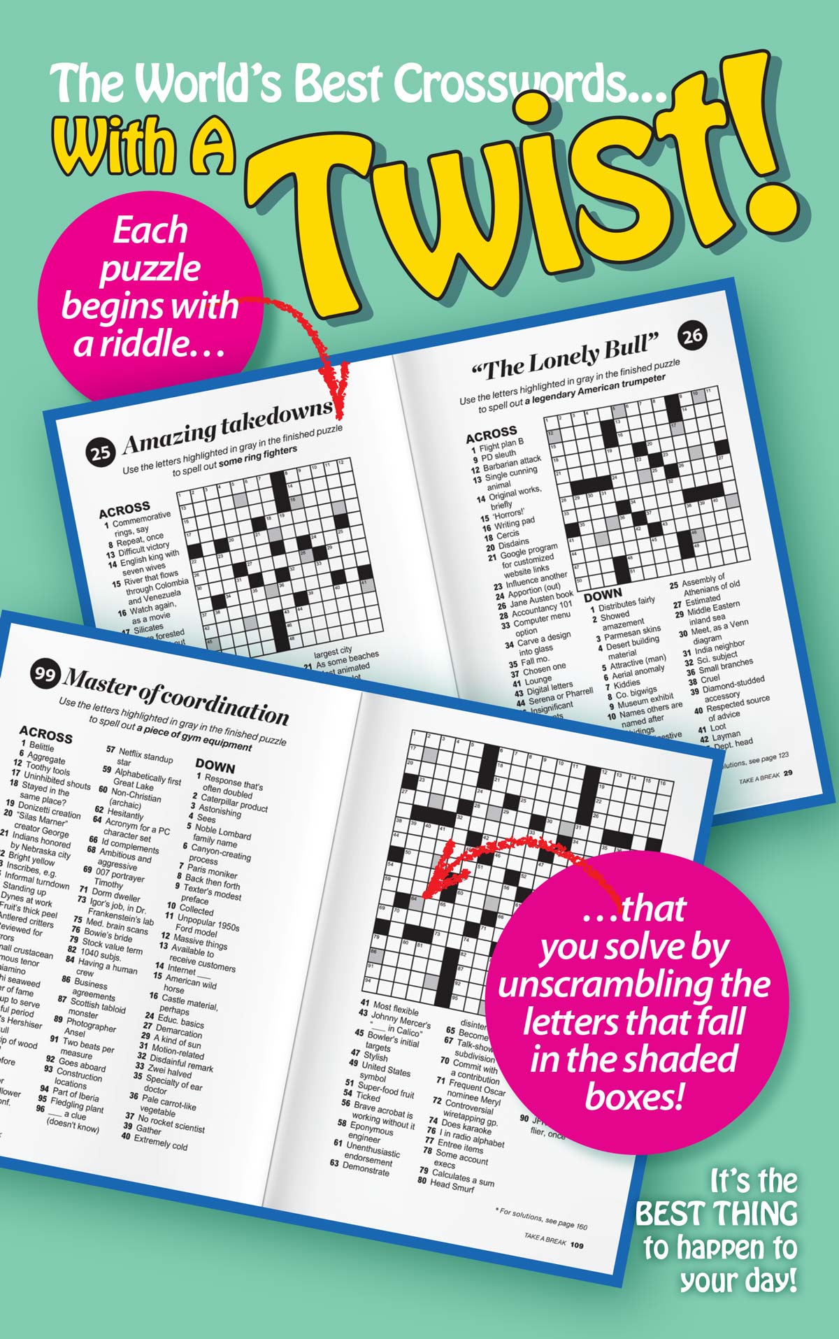Take a Break - Cross Word: 240920 Mystery Word Adventures, 99 Puzzles, Bonus Word Scrambles, Unwind, Relax, Unplug, Mind-Boosting, Brain Challenges, De-Stress, Recharge, Reduce Anxiety & Solve!