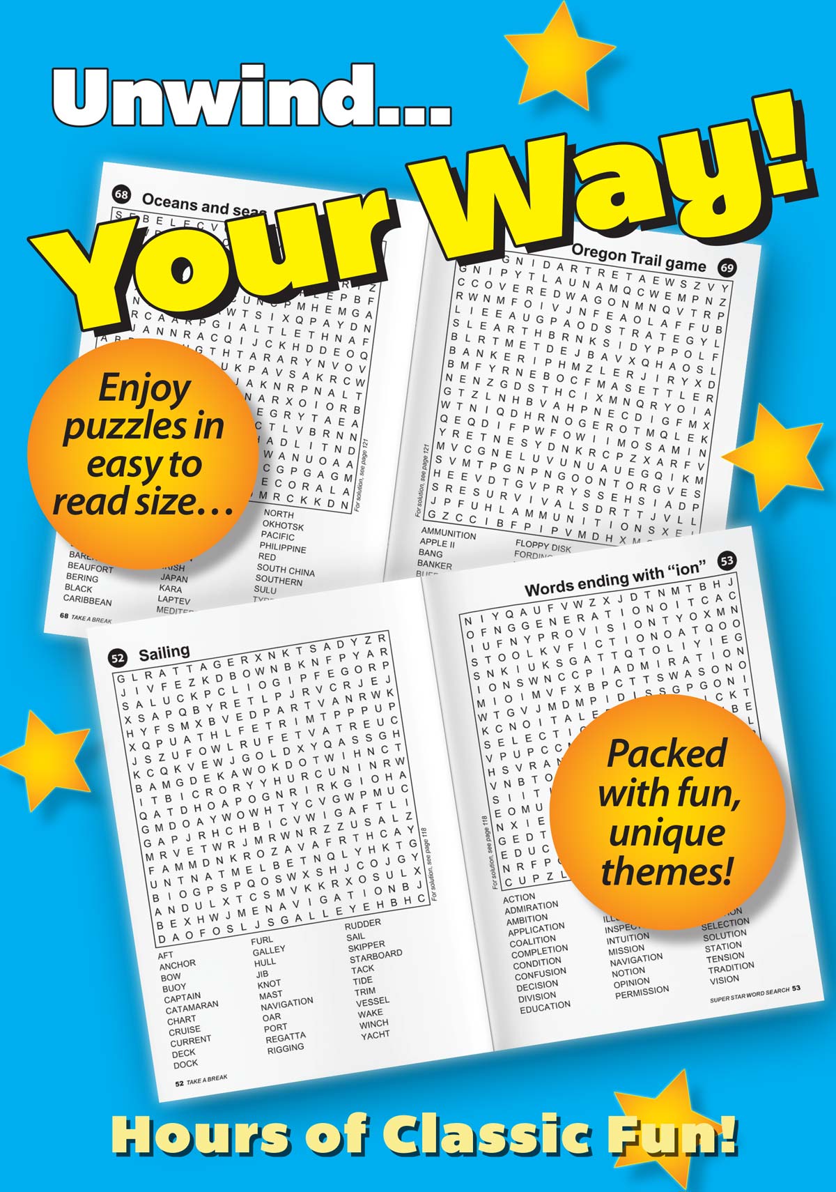 Take a Break - Super Star Word Search!