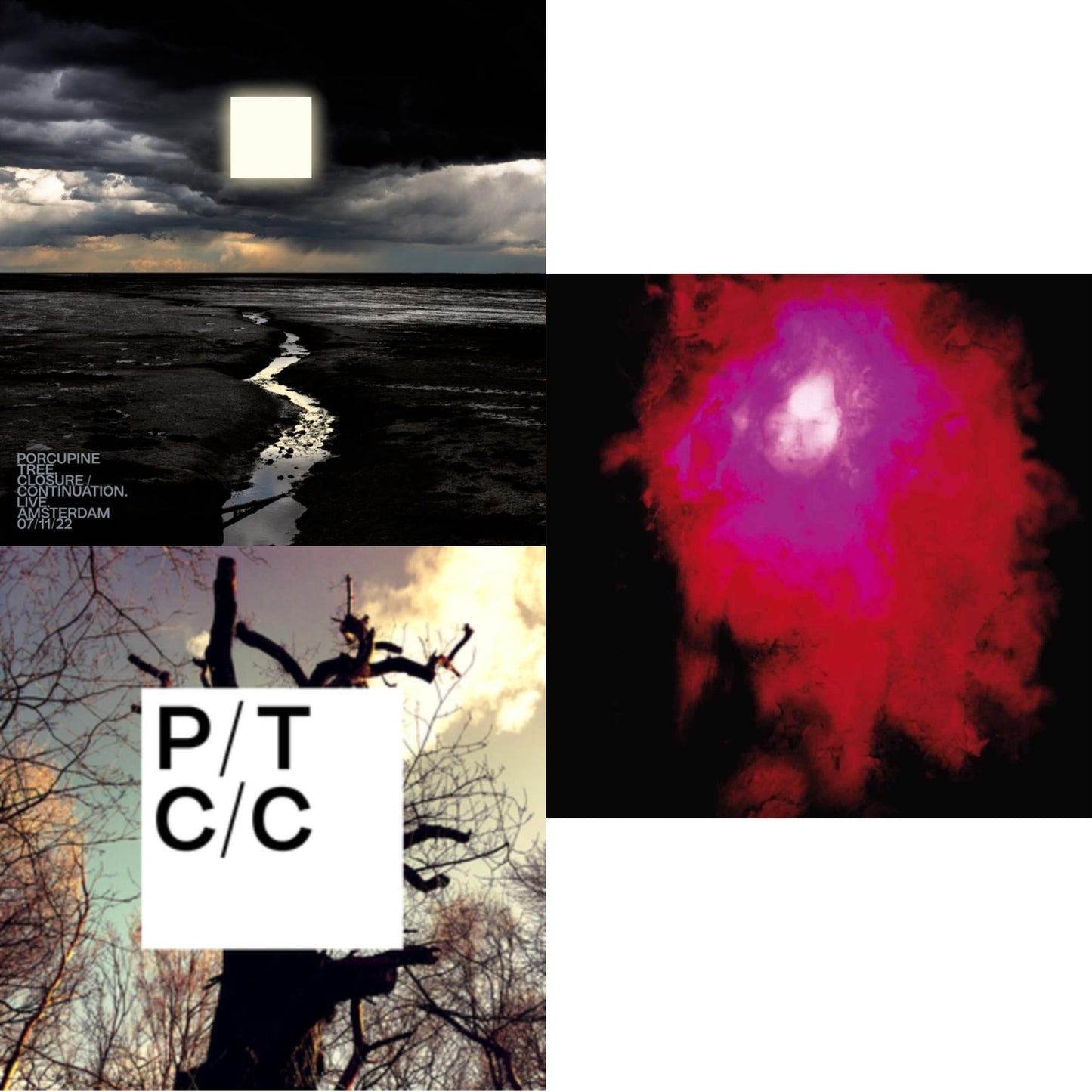 Porcupine Tree - Closure / Continuation & Closure/Continuation. Live. Amsterdam 07/11/22 (4LP/Deluxe/180G/Clear Vinyl) & Up The Downstair (2LP/140G/Gatefold Sleeve)