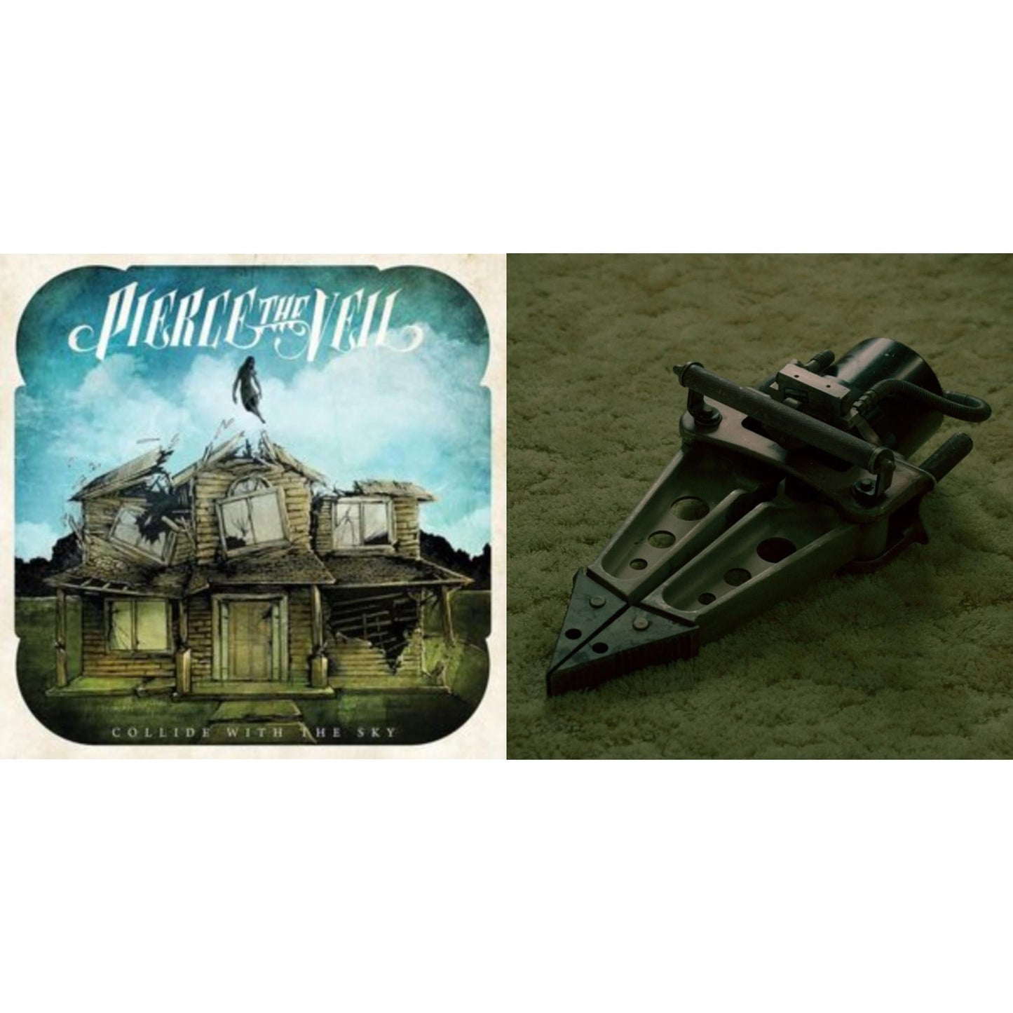 Pierce The Veil - Collide With The Sky & Jaws Of Life - LP Vinyl Bundle