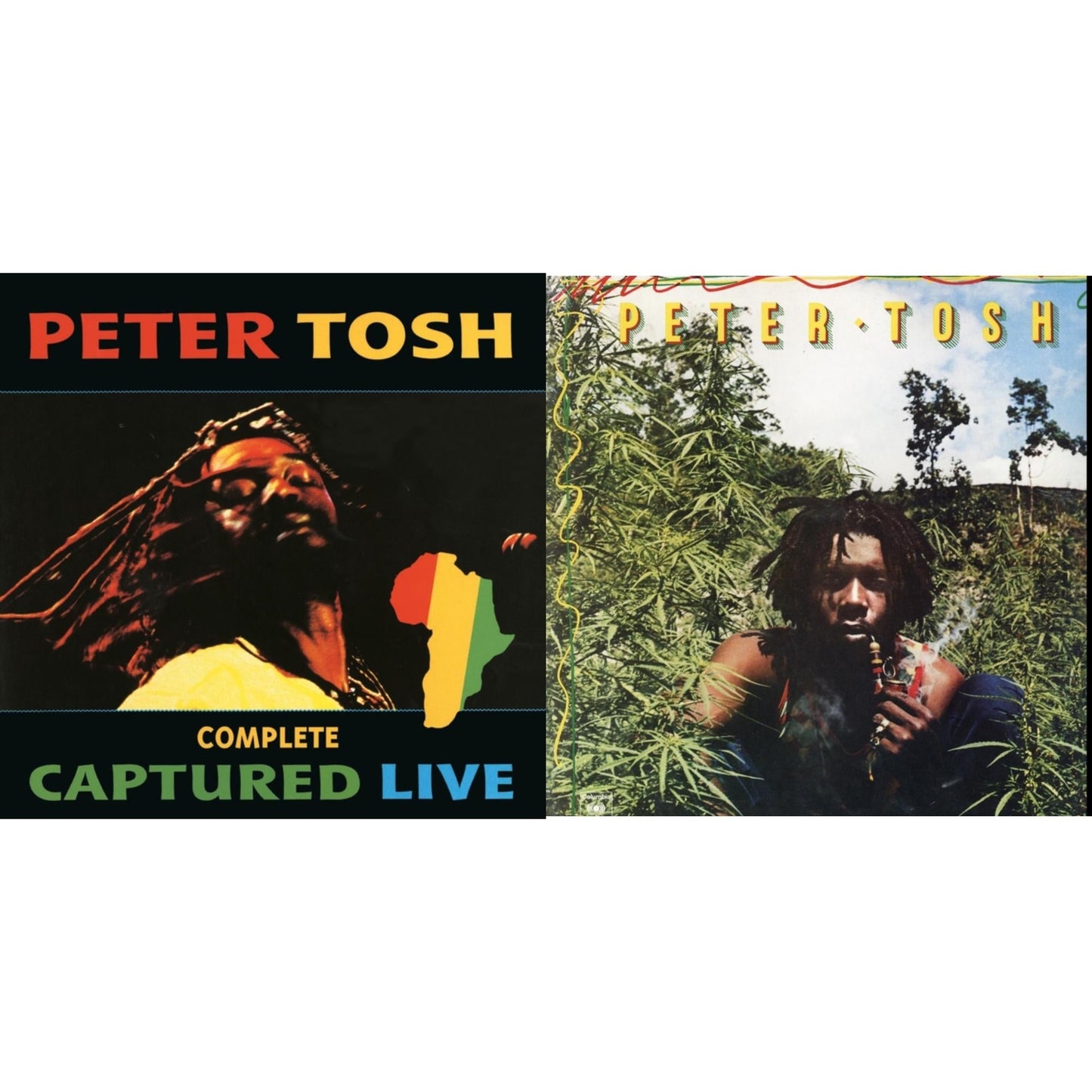 Peter Tosh - Complete Captured Live (Blue, Yellow, Red, Orange Marbled LP Vinyl) & Legalize It