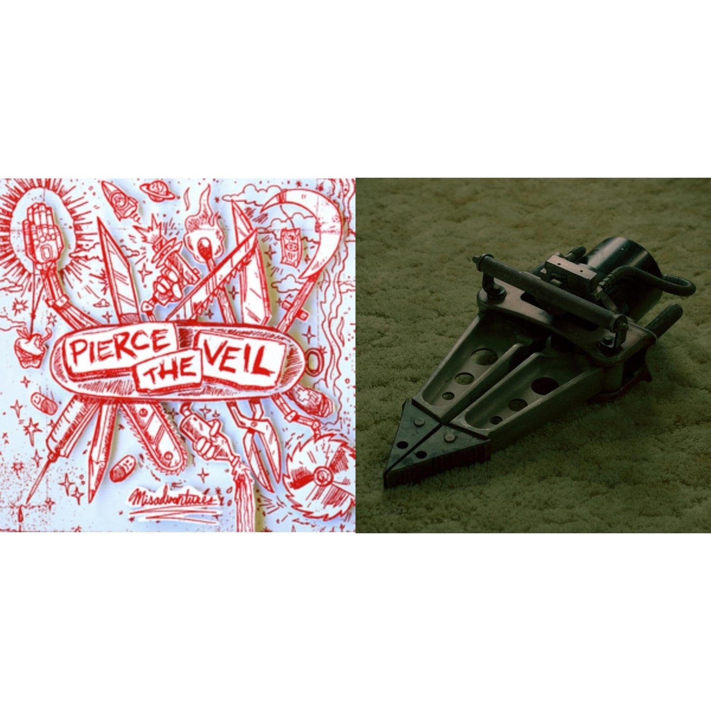 Pierce The Veil - Misadventures & Jaws Of Life - LP Vinyl Bundle