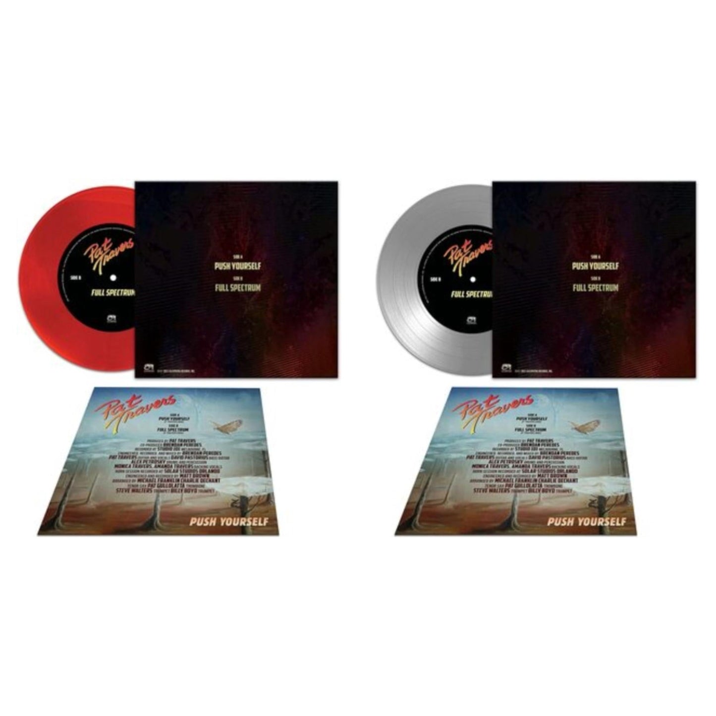 Pat Travers - Push Yourself (Red Vinyl) & Push Yourself (Silver Vinyl)