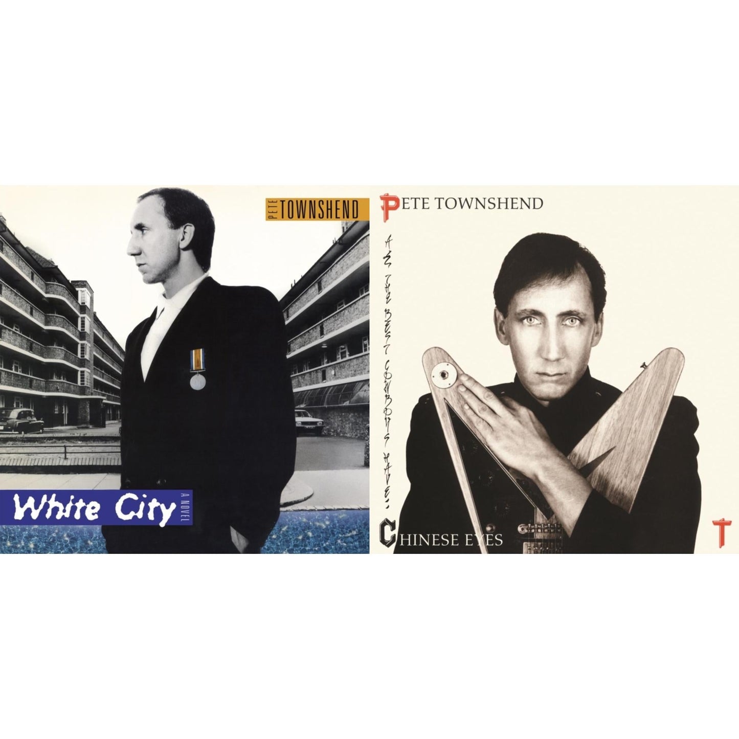Pete Townshend - All The Best Cowboys Have Chinese Eyes (Half-Speed) & White City: A Novel (Half-Speed) - LP Vinyl Bundle