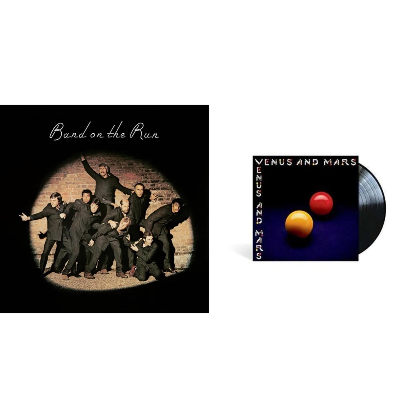 Paul & Wings Mccartney - Band On The Run (Half-Speed) & Venus & Mars - LP Vinyl Bundle
