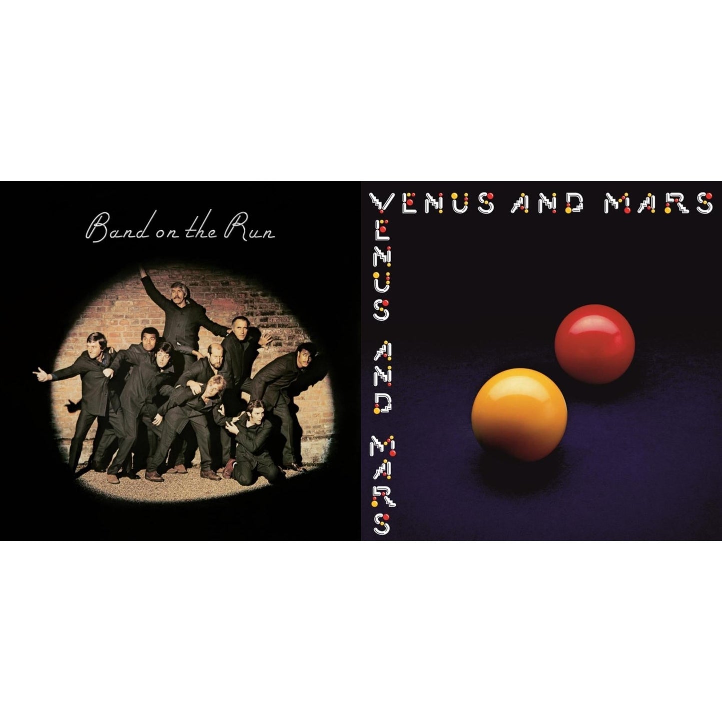Paul & Wings Mccartney - Band On The Run (Half-Speed) & Venus & Mars (50Th Anniversary) (180G/Half-Speed) - LP Vinyl Bundle