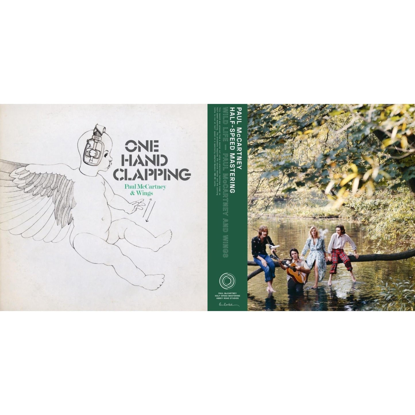 Paul & Wings Mccartney - Wild Life (50Th Anniversary/Half-Speed Master) & One Hand Clapping (2LP)