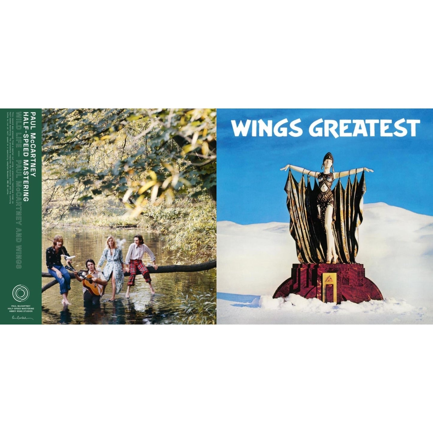 Paul & Wings Mccartney - Wild Life (50Th Anniversary/Half-Speed Master) & Greatest - LP Vinyl Bundle