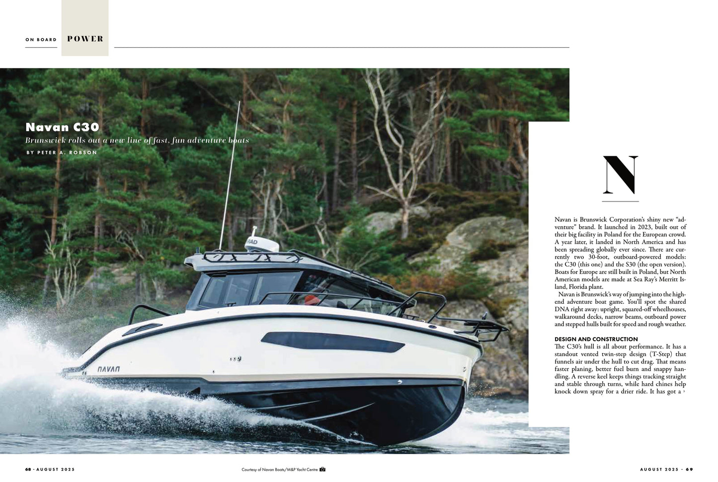 Pacific Yachting - August 2025: Wooden Boat Issue, Every Boat Has A Story, Gikumi & Seance, Quiet Harbours Of Quadra Island, Marine Hoses & Clamps, Summer Gear Guide & More!