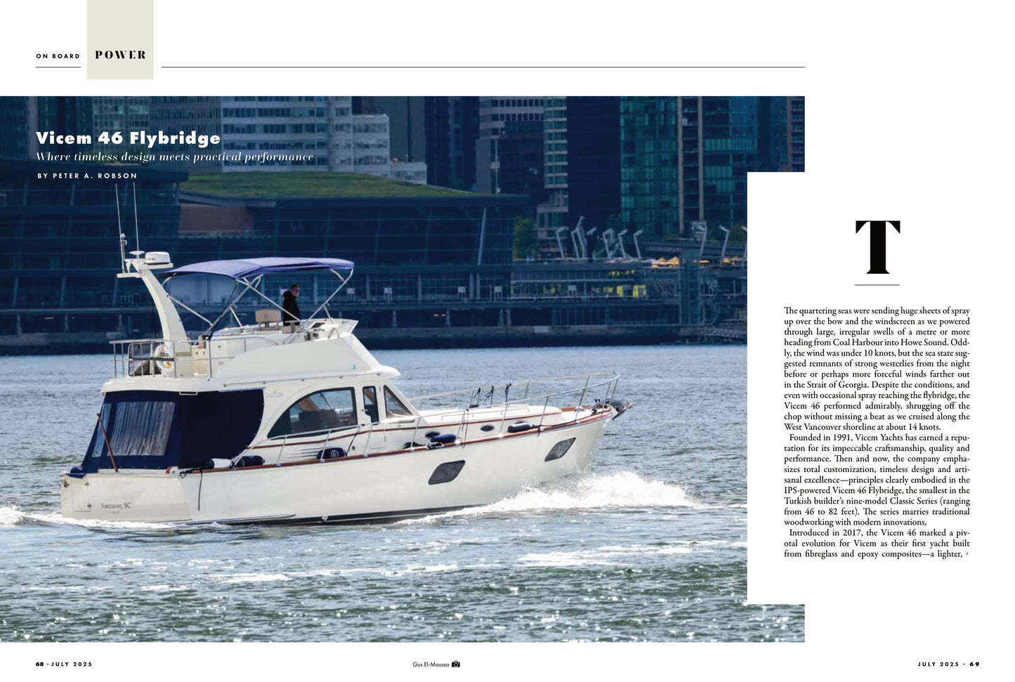 Pacific Yachting - July 2025: Princess Louisa Inlet Leaving A Legacy, Oak Bay Marina Guide, DIY Transom Showers, Gulf Islands Boatable Bakeries, Subtleties Of The Spinnaker, Vicem 48 Flybridge & More!