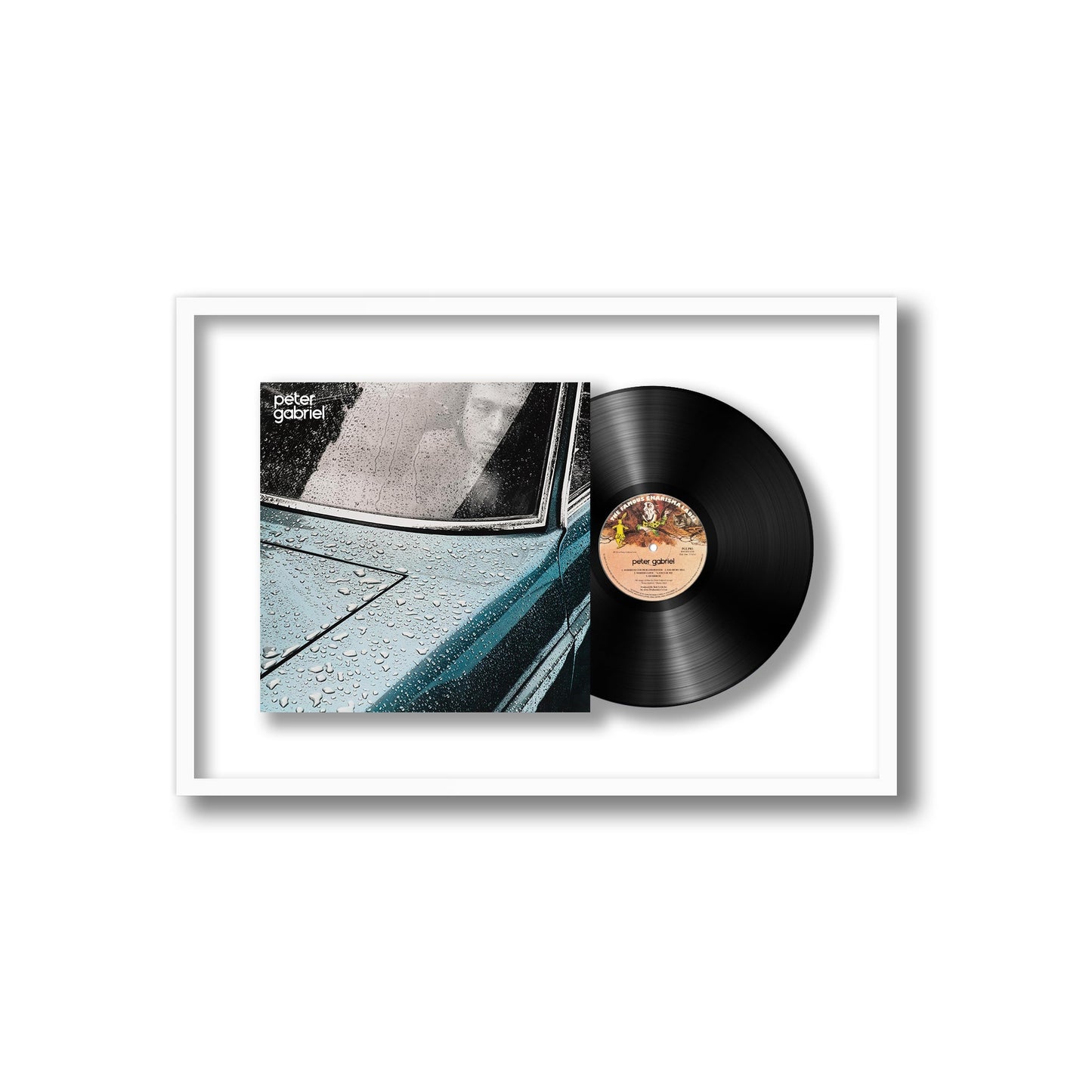 Peter Gabriel Framed Vinyl Record