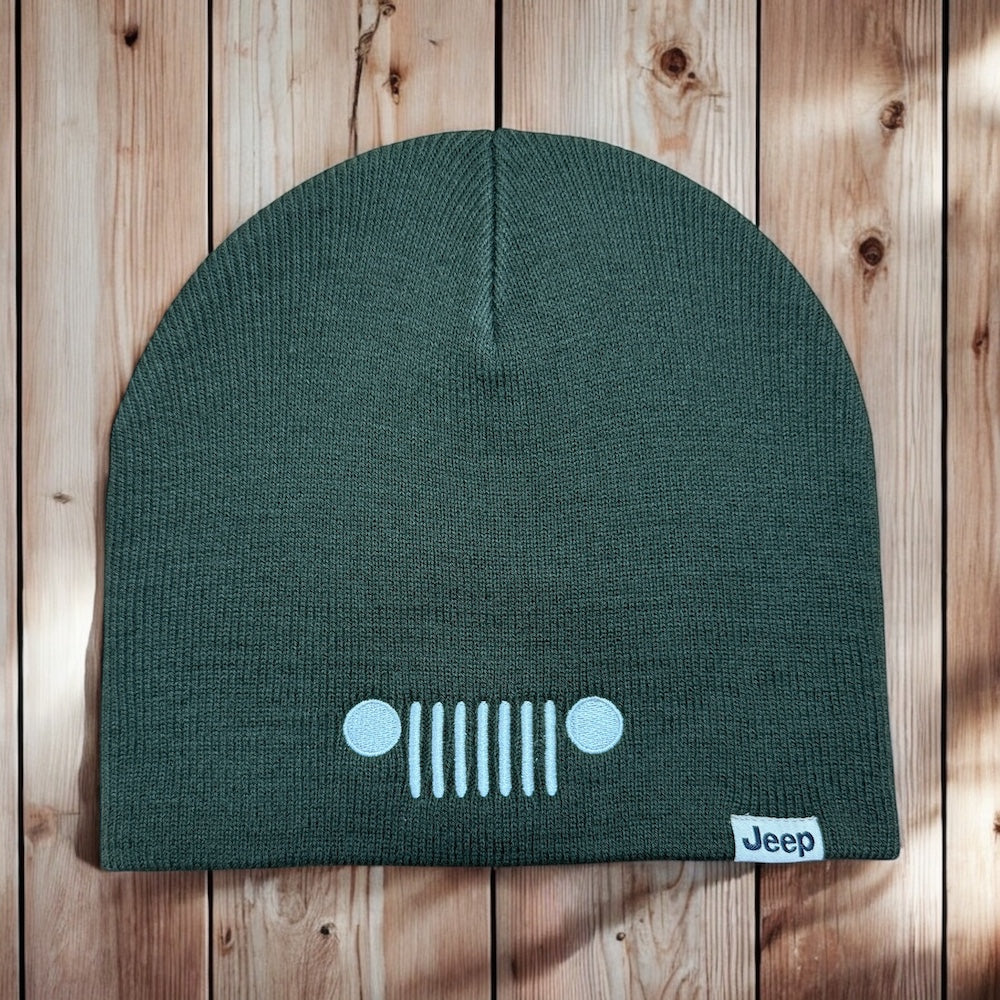 Hat - Jeep Knit Beanie- Olive