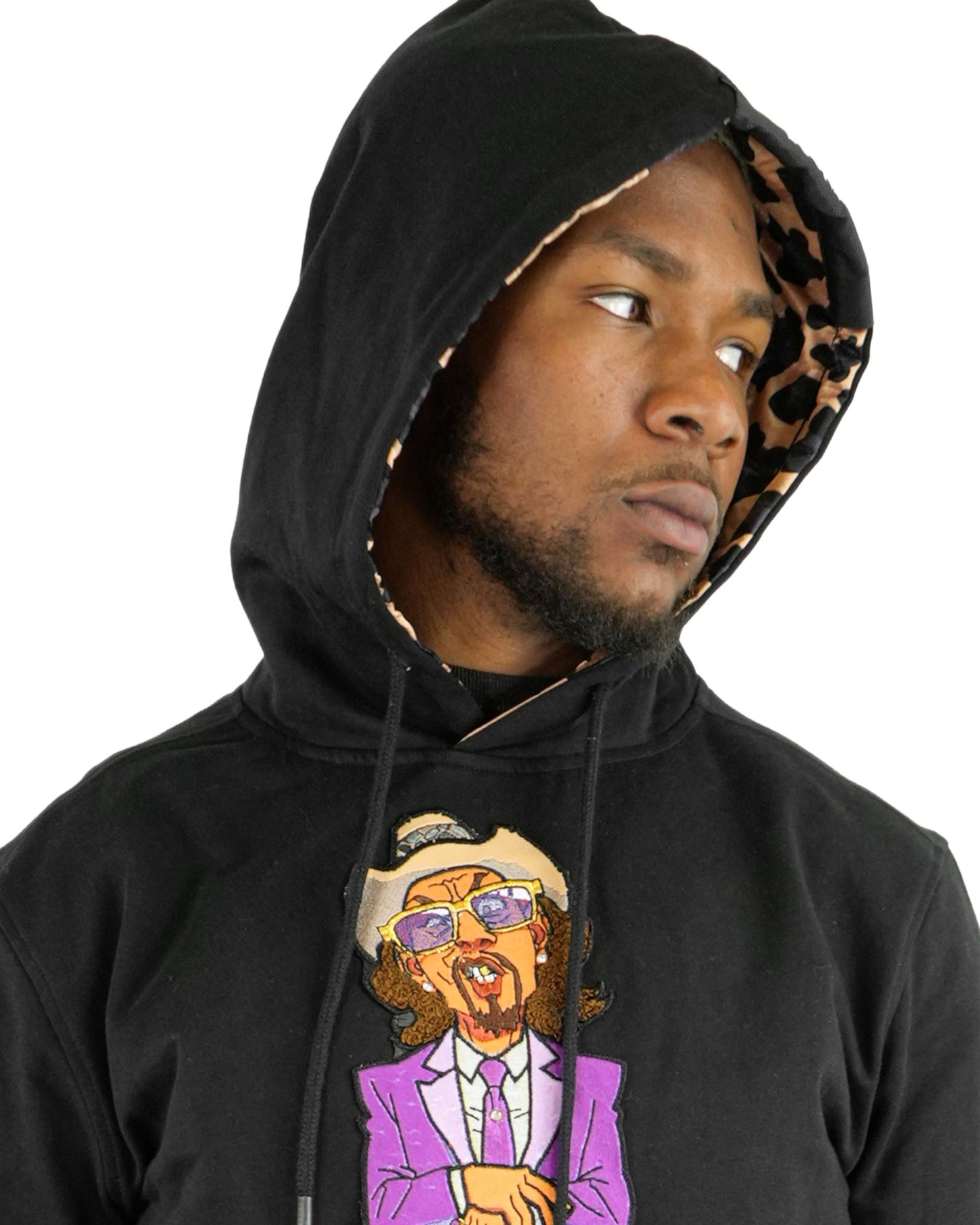 The Boondocks - A Pimp Named Slickback Black Mens Hoodie