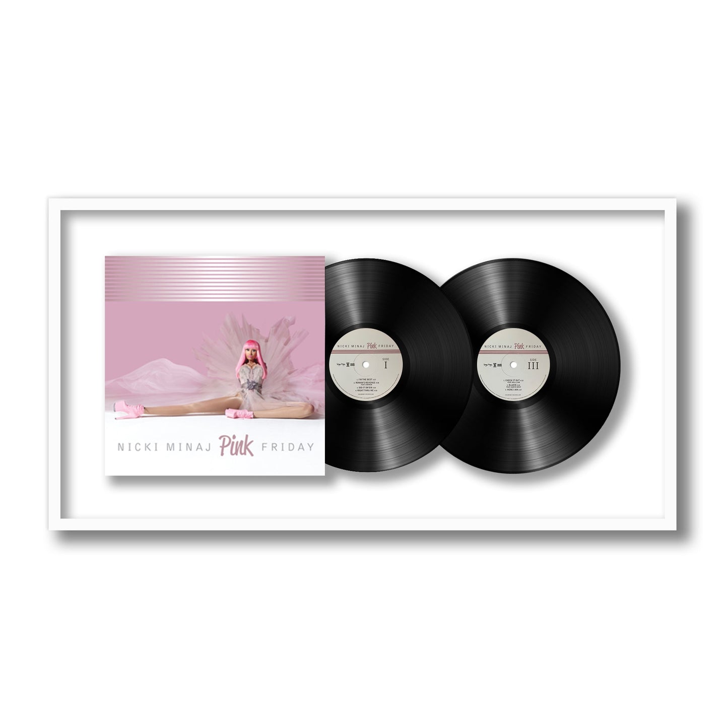 Nicki Minaj Pink Friday Framed Vinyl Record
