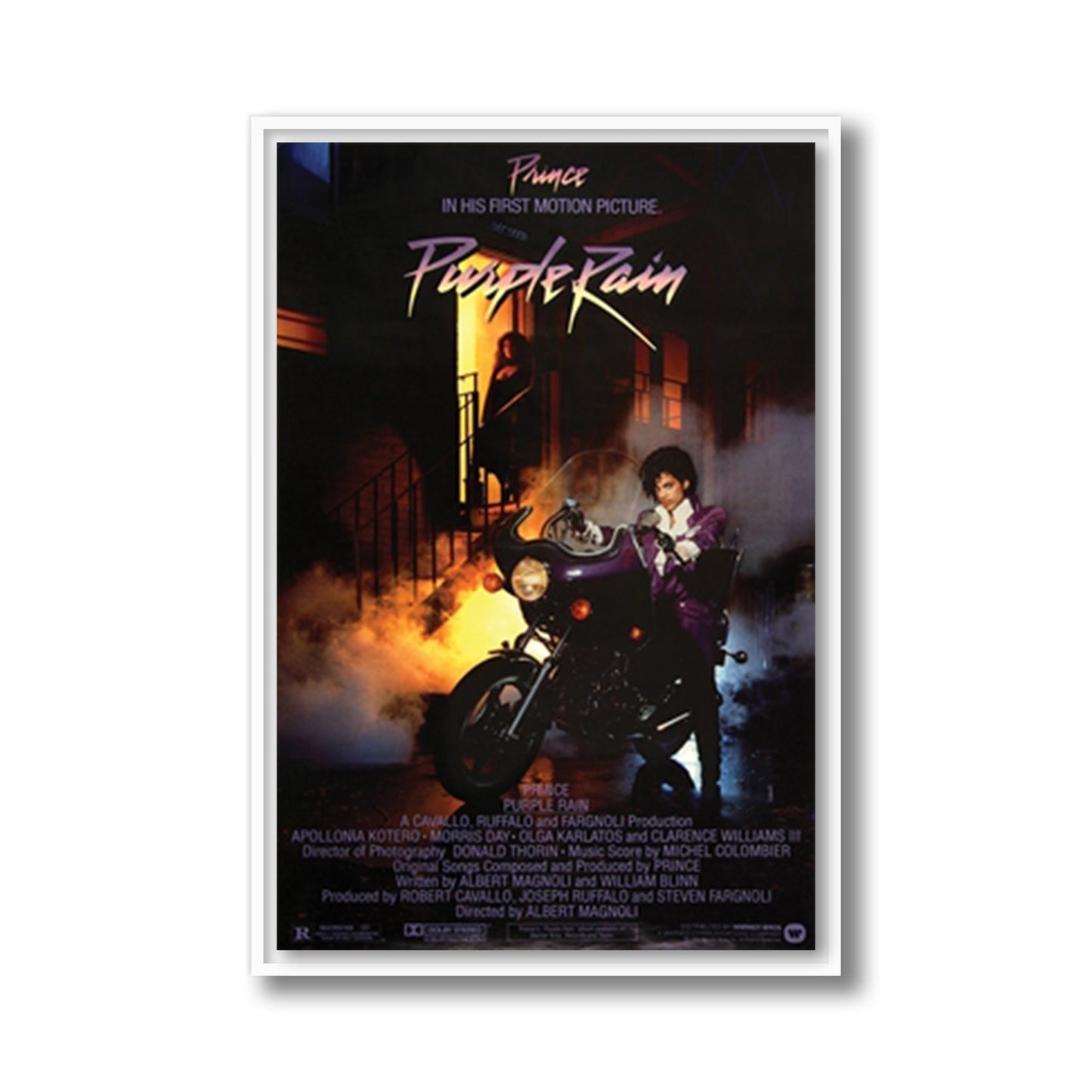 Prince Purple Rain Movie Framed Poster