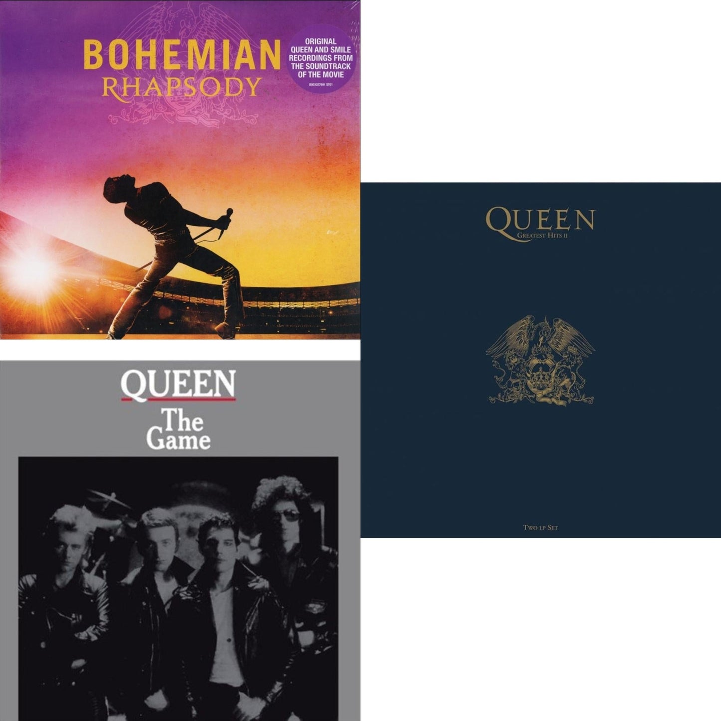Queen - Greatest Hits 2 (180G/Dl Card) & Game & Bohemian Rhapsody (180G/2LP)