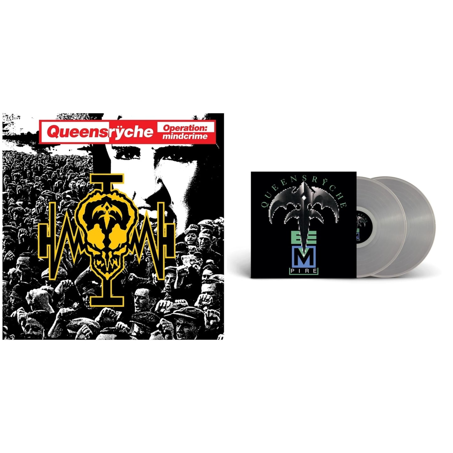 Queensryche - Operation: Mindcrime (2LP) & Empire (2LP/Clear Vinyl)