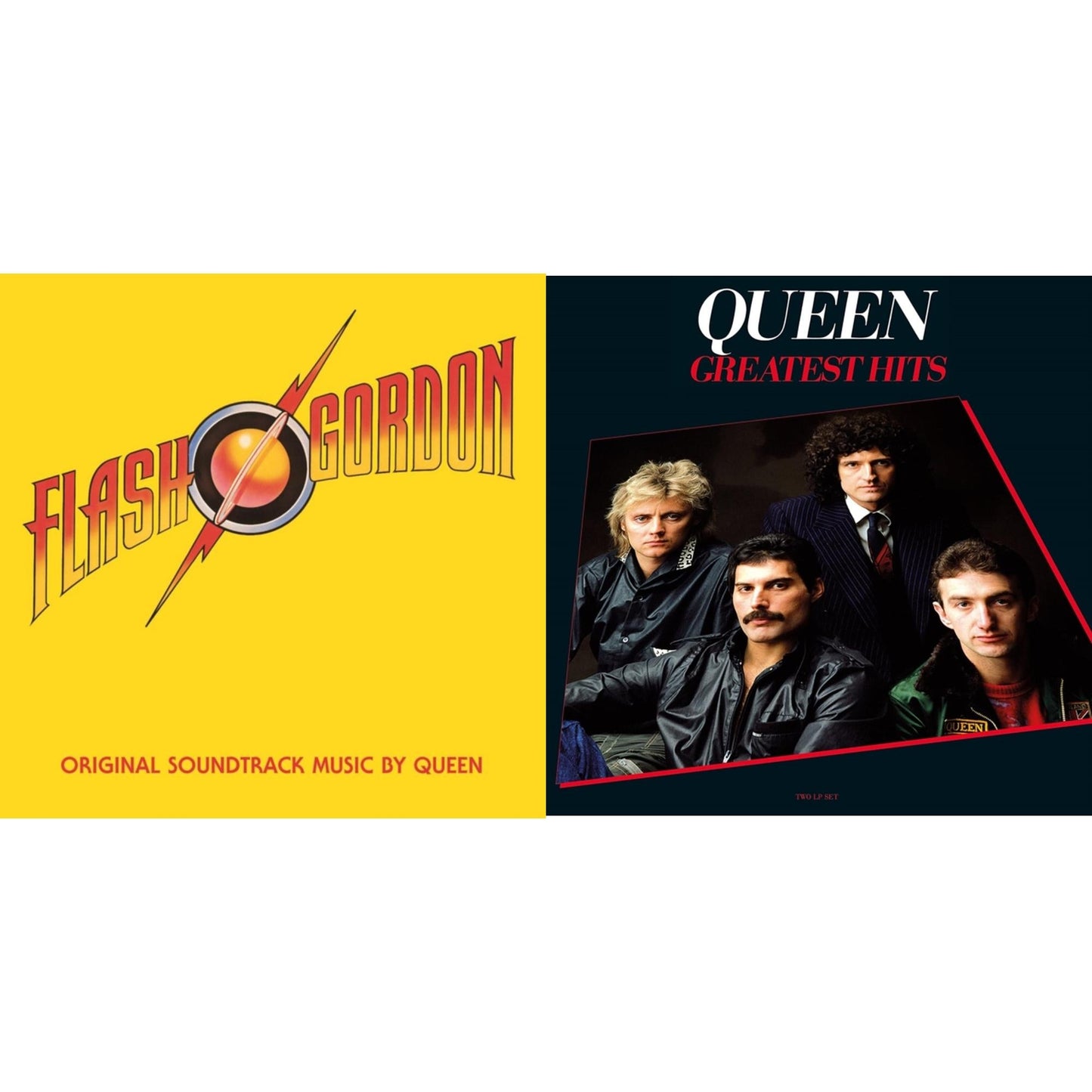 Queen - Flash Gordon & Greatest Hits 1 (180G) - LP Vinyl Bundle