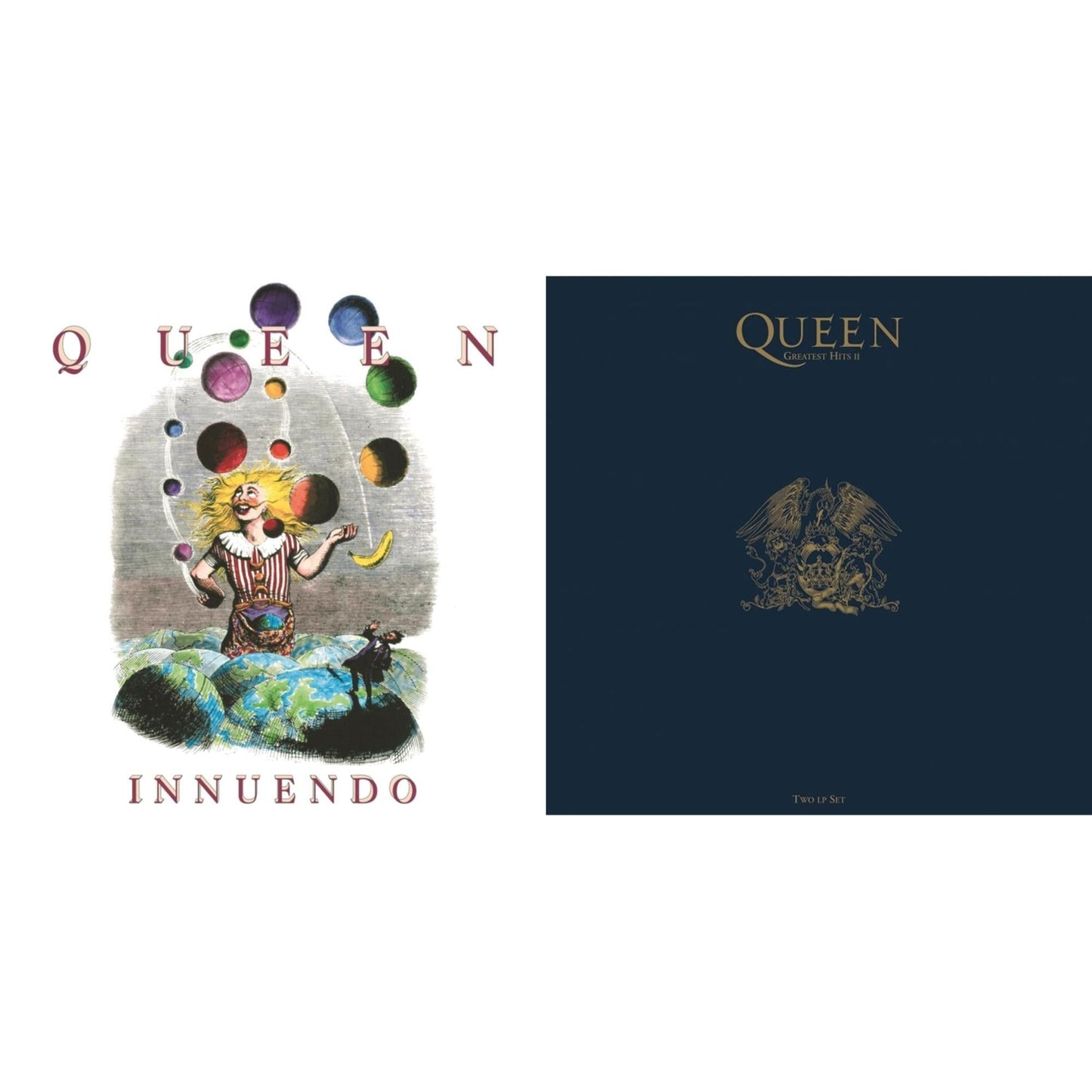 Queen - Greatest Hits 2 (180G/Dl Card) & Innuendo (2LP)