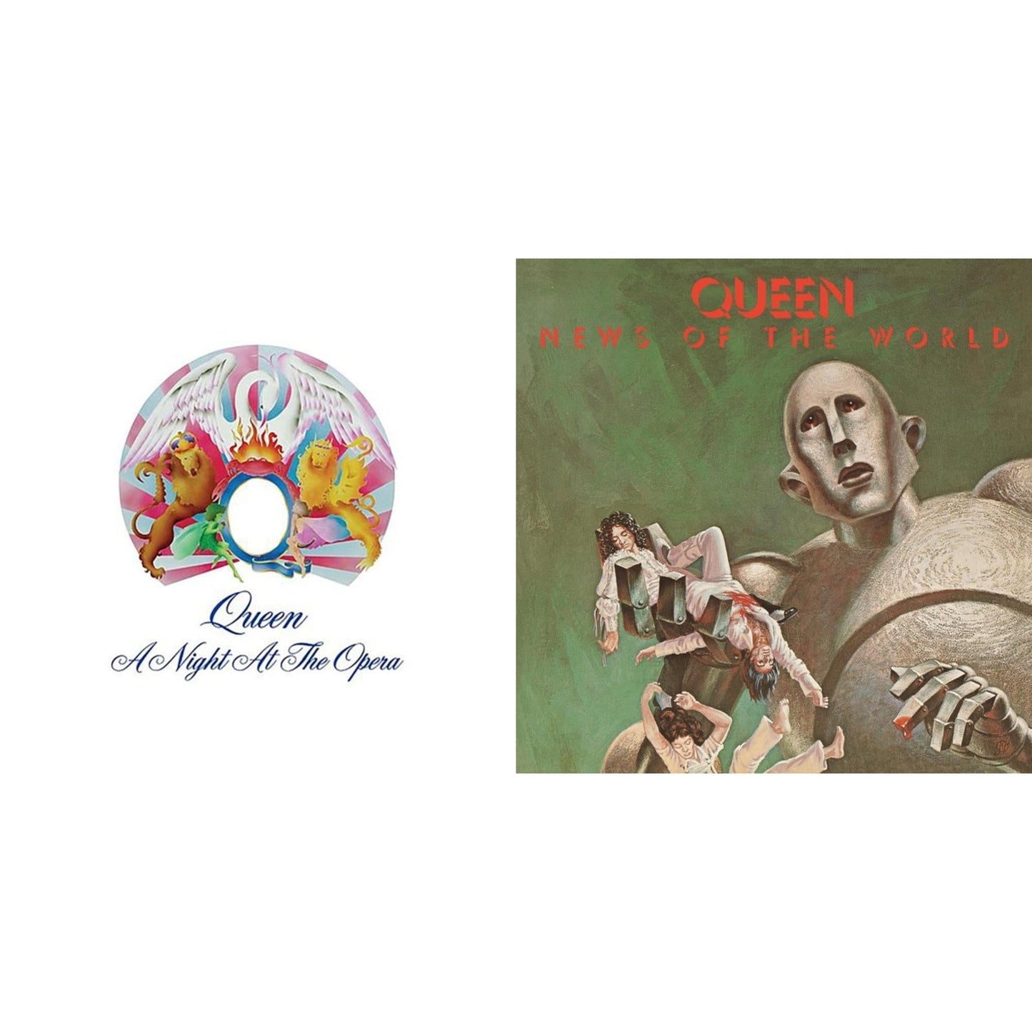 Queen - Night At The Opera & News Of The World - LP Vinyl Bundle