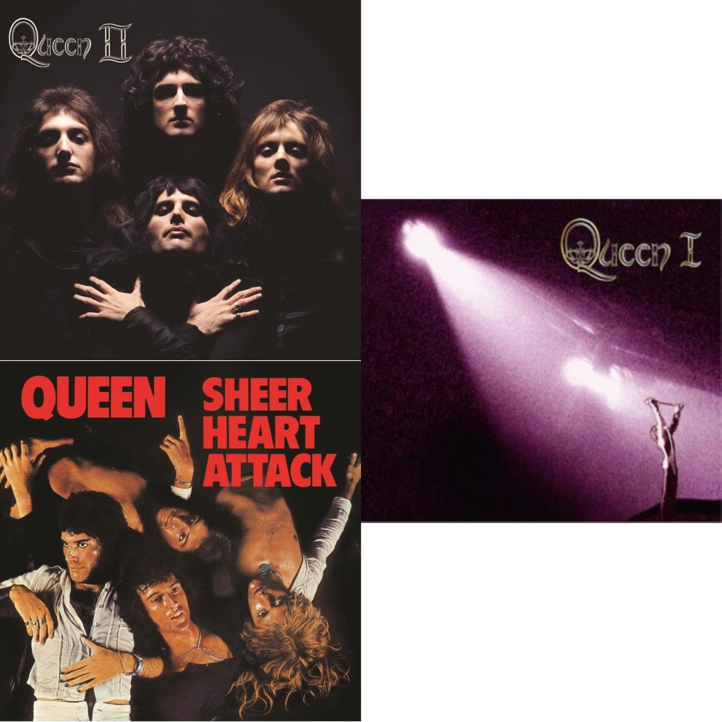 Queen - Queen Ii & Sheer Heart Attack (Half-Speed LP Vinyl) & Queen I (2024 Mix)