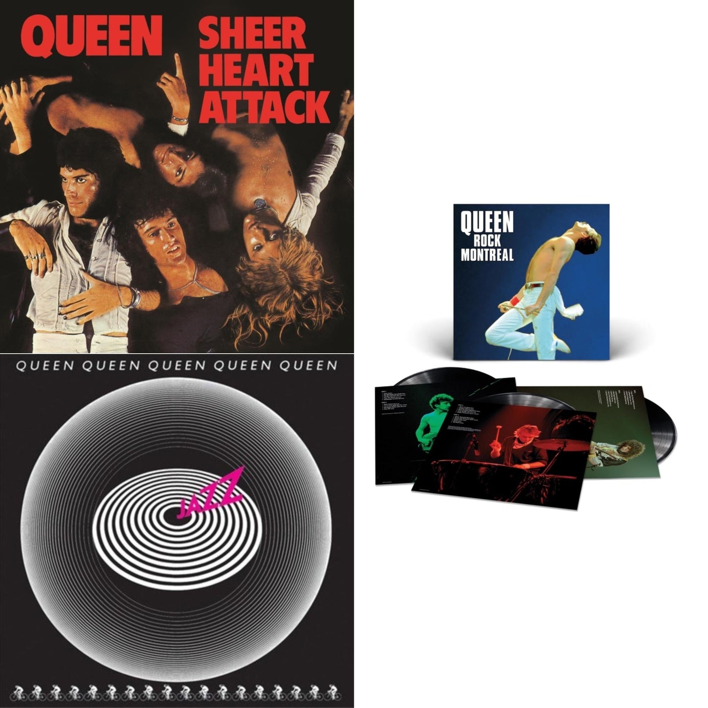 Queen - Jazz & Sheer Heart Attack (Half-Speed LP Vinyl) & Queen Rock Montreal (3LP)