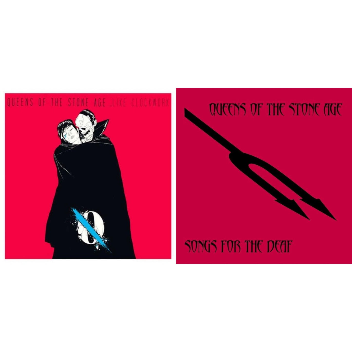Queens Of The Stone Age - Songs For The Deaf (180G) (X) & Like Clockwork - LP Vinyl Bundle